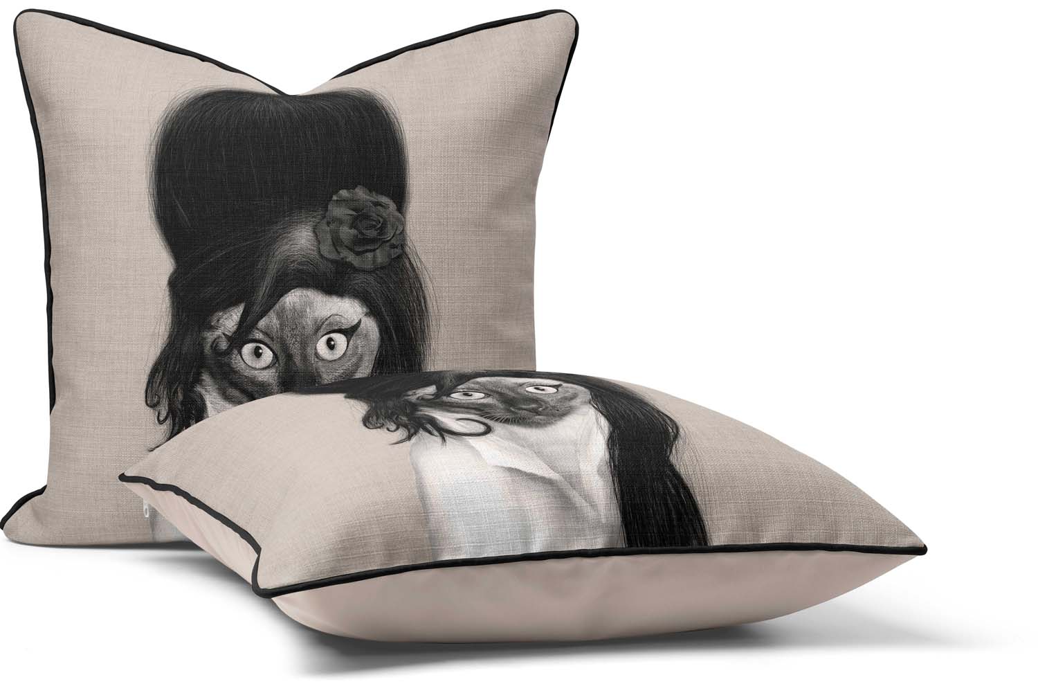 Tattoo Mono - Pets Rock Cushion