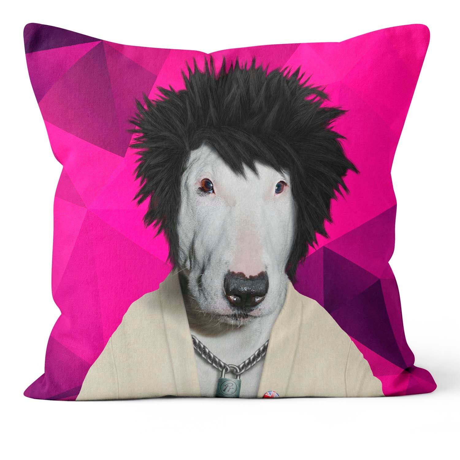 Punk Geometric - Pets Rock Cushion