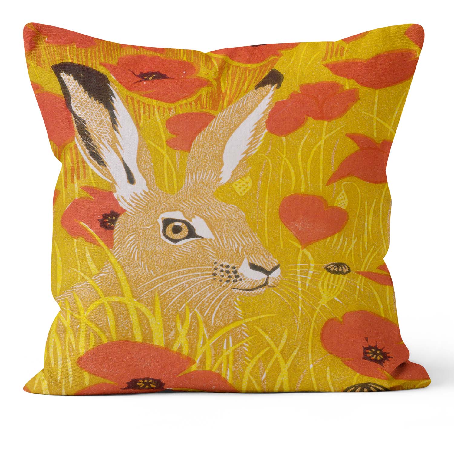 Poppy Hare - Robert Gillmor Cushion