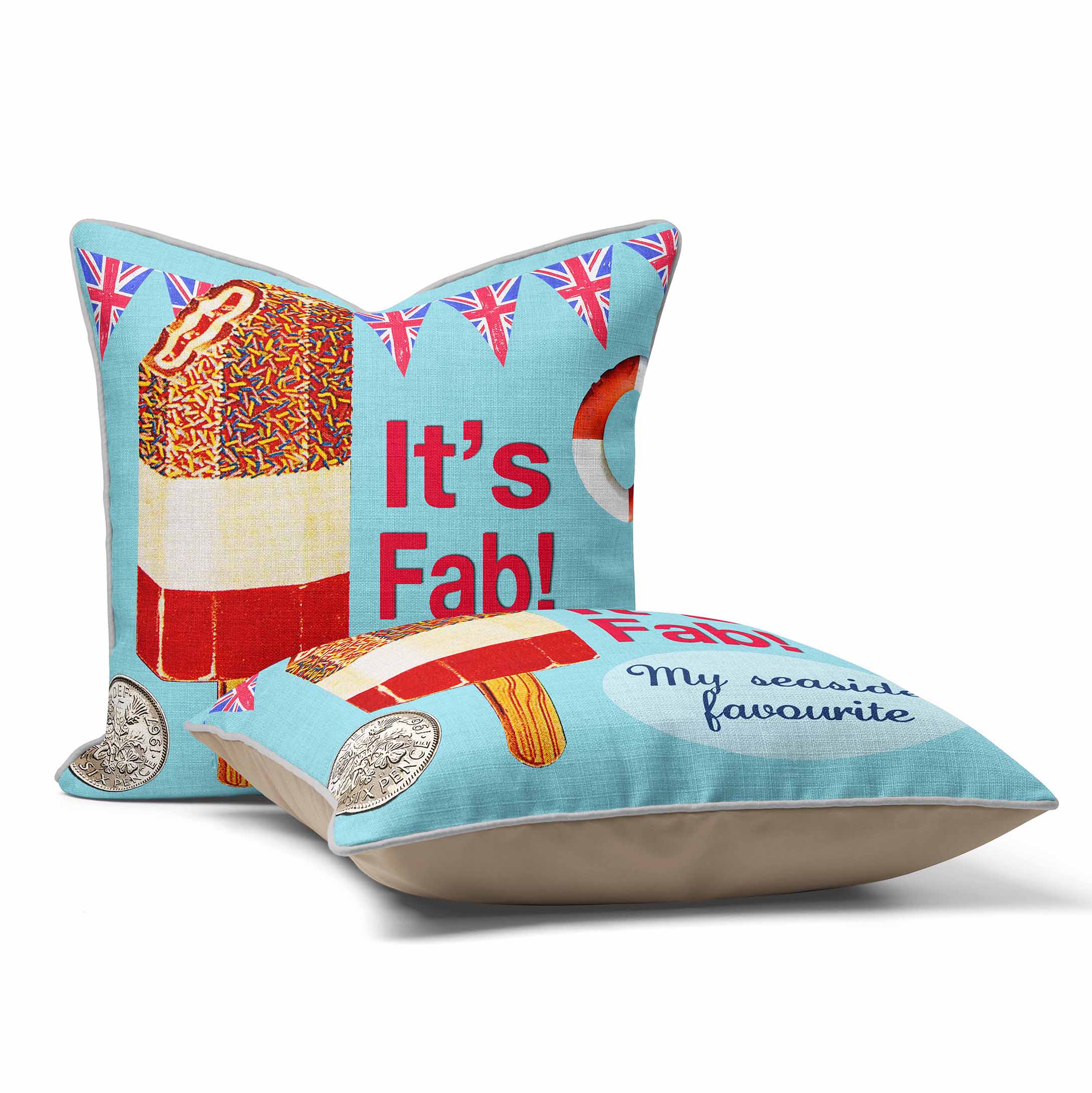 Its FAB! - British Retro Cushion