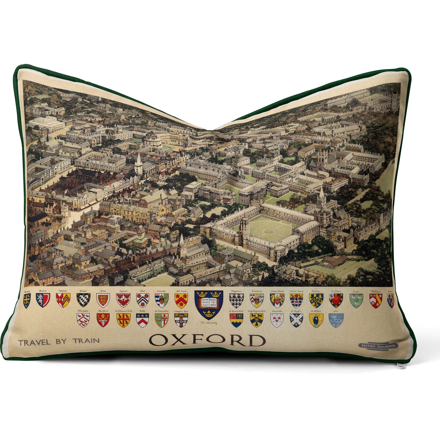 Oxford College BR (WR) 1950s - National  Railway Museum Cushion