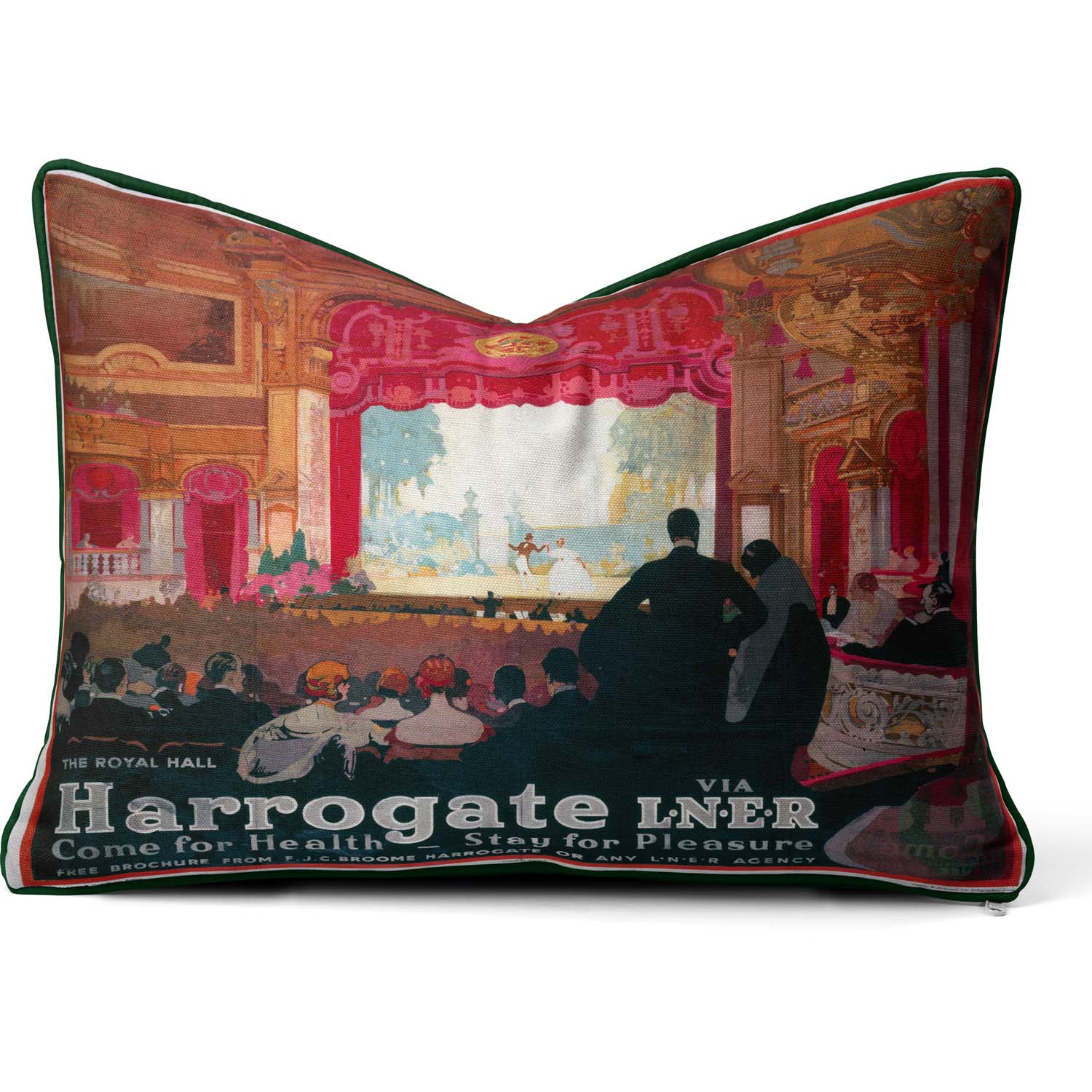 Harrogate Come For Health Stay For Pleasure LNER 1930 - National  Railway Museum Cushion