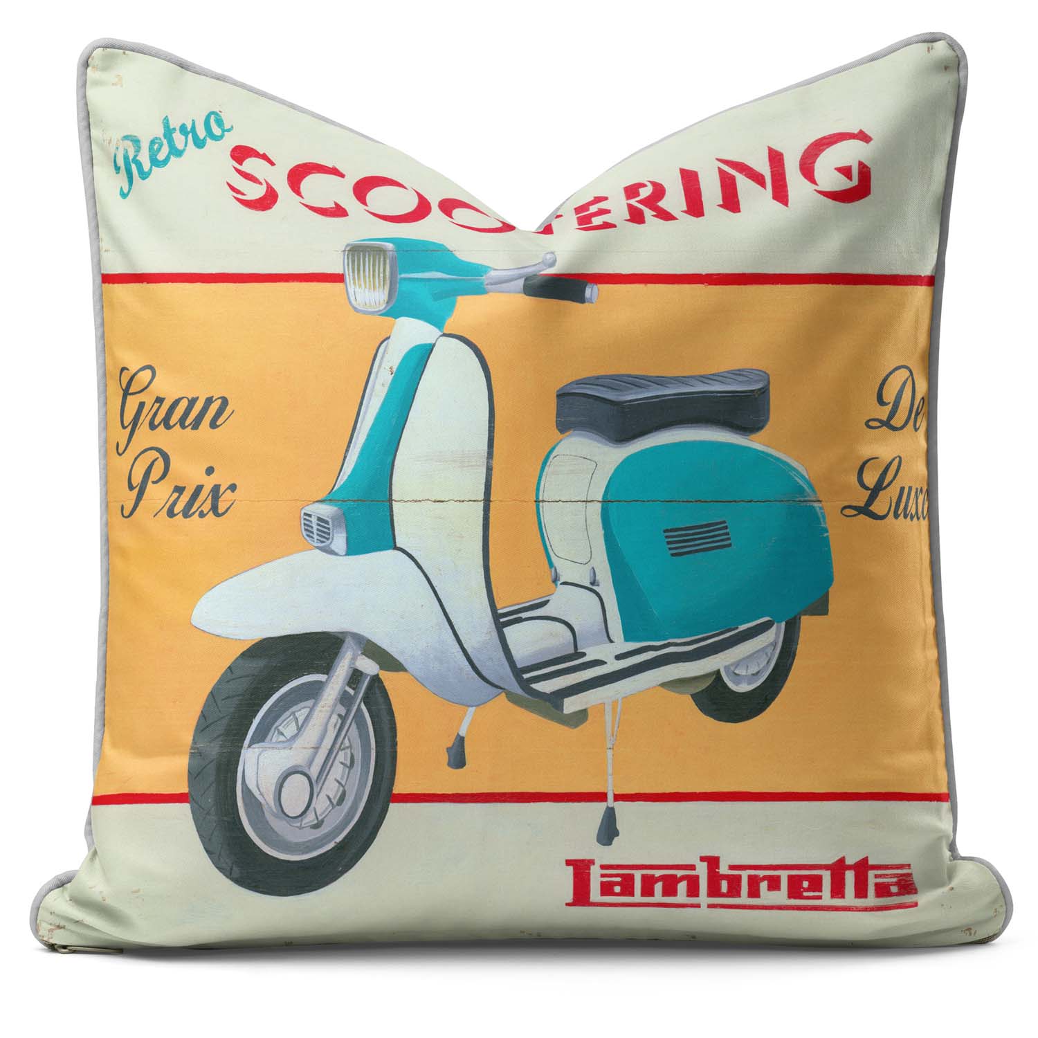 Scootering - Italian Retro Cushion