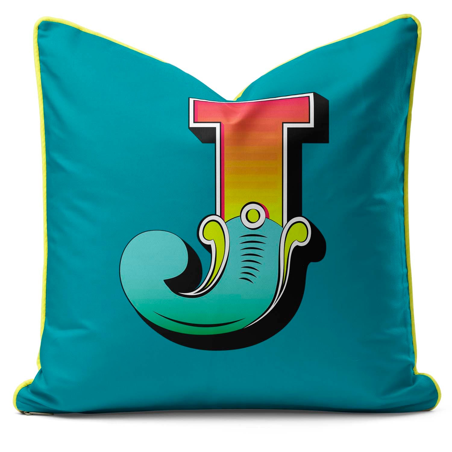 Showtime! - Carnival Font Letter Teal From A to Z