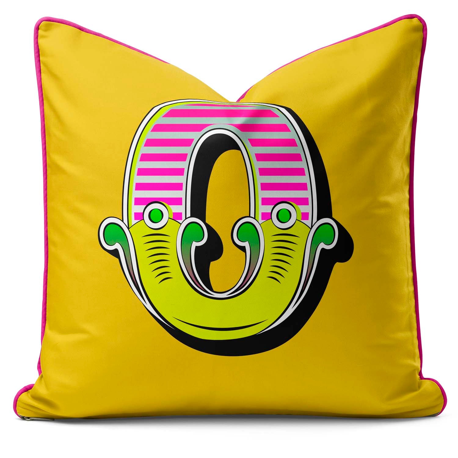 Showtime! - Carnival Font Number Vibrant Yellow From 0 to 9