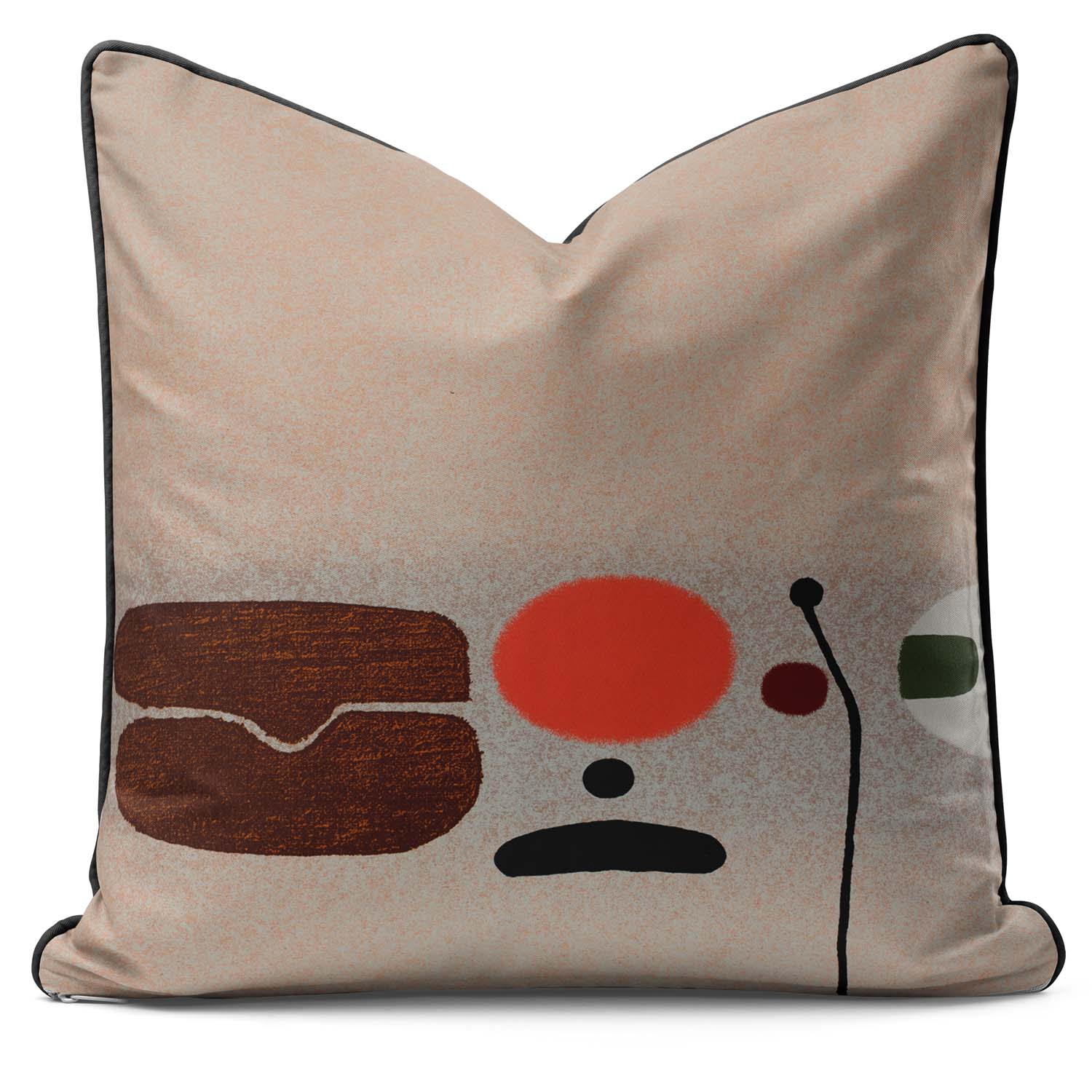 Orange Dot - TATE - Victor Pasmore Outdoor Cushion
