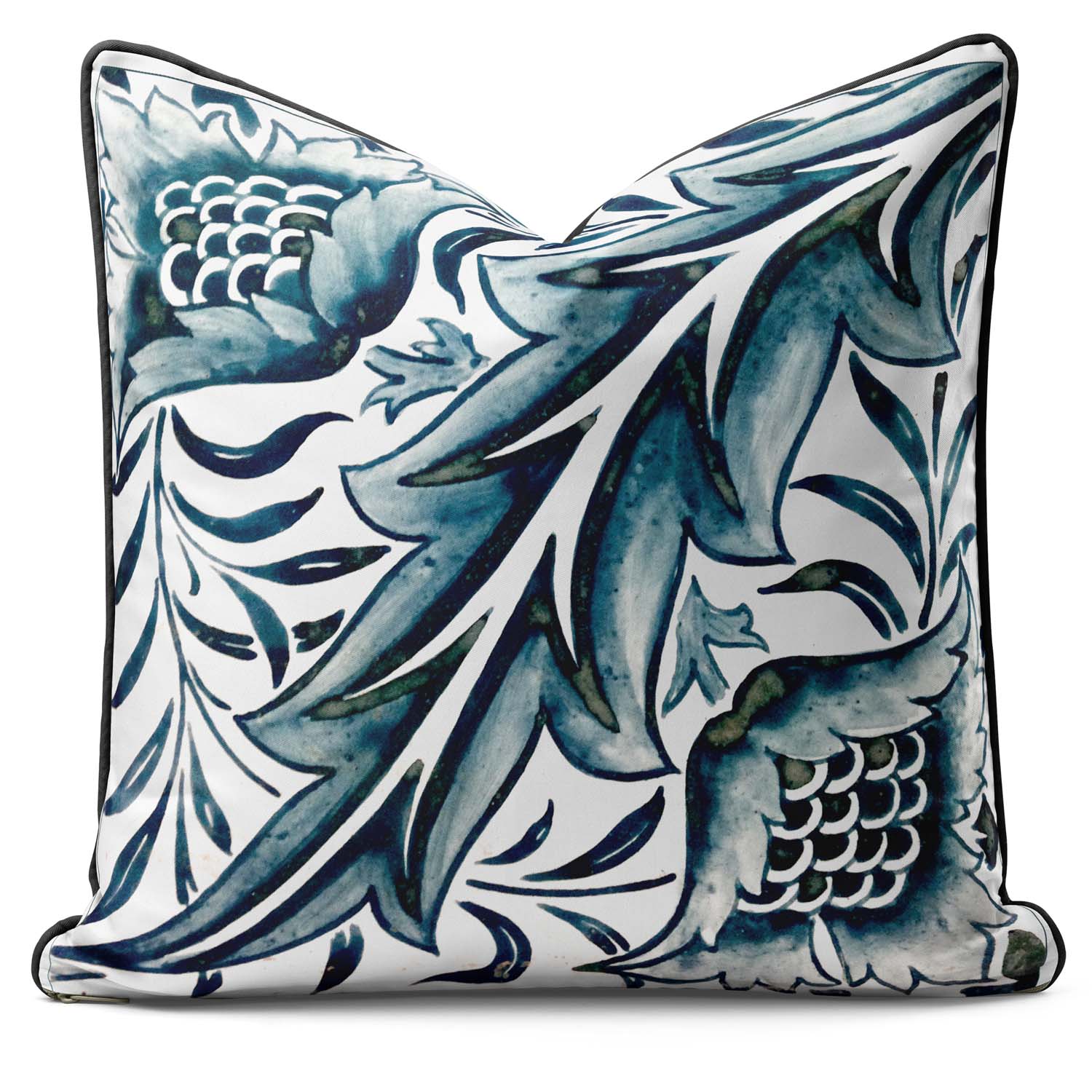 Diagonal Leaf - William Morris Outdoor Cushion