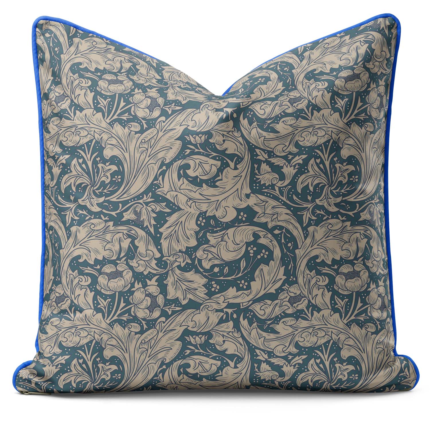 Bachelor's Buttons Provincial Blue - William Morris Outdoor Cushion