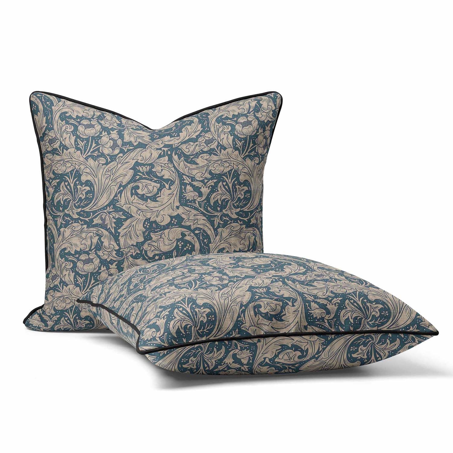 Bachelor's Buttons Provincial Blue - William Morris Outdoor Cushion