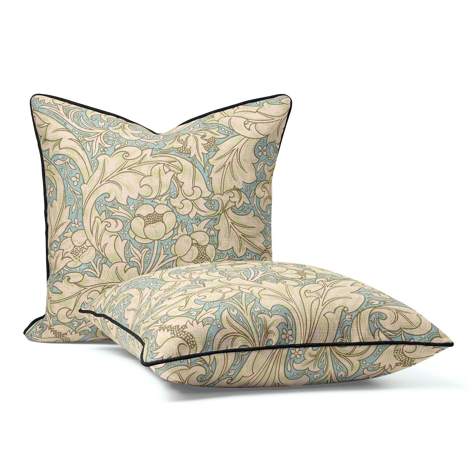 Bachelor's Buttons Provincial Light  Blue - William Morris Outdoor Cushion