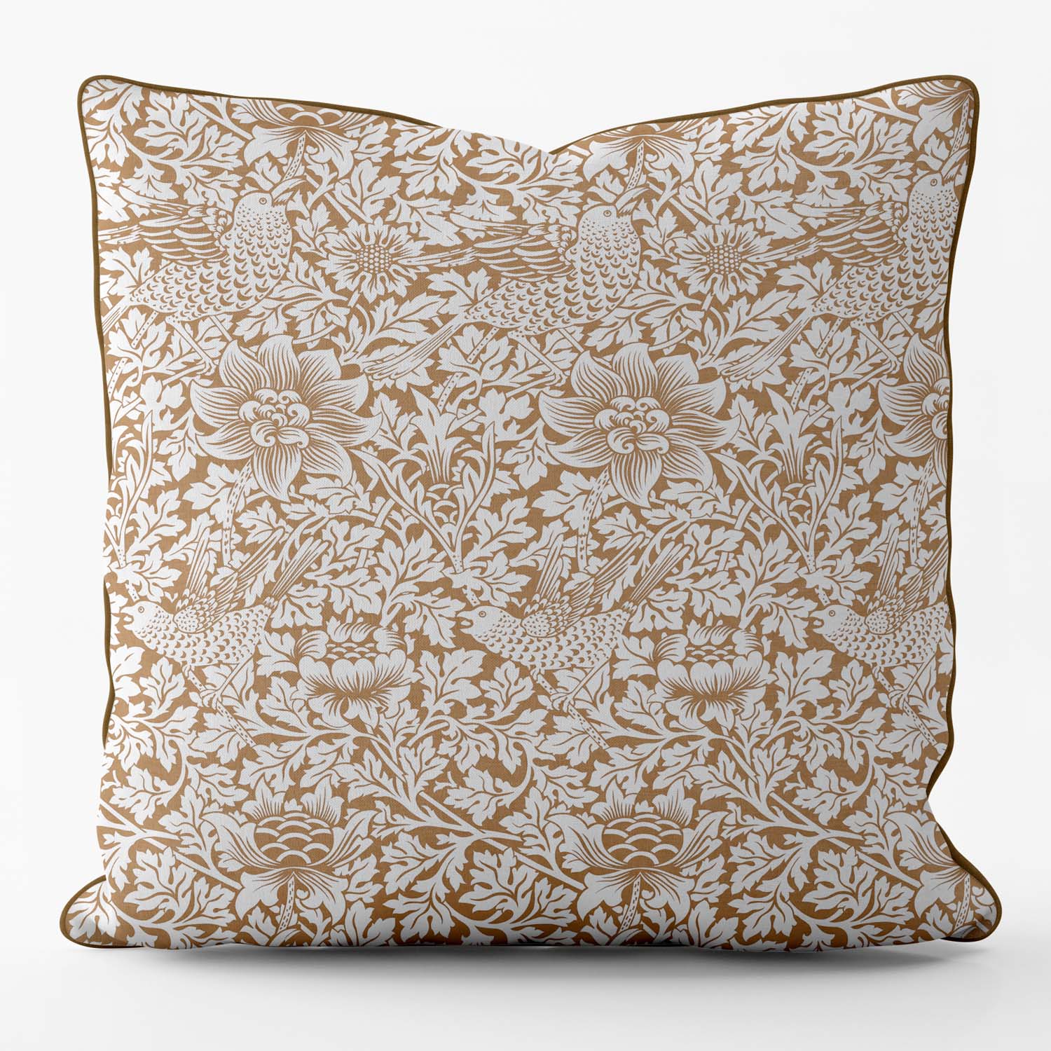 Birds Anemone Peach Fuzz - William Morris Cushion