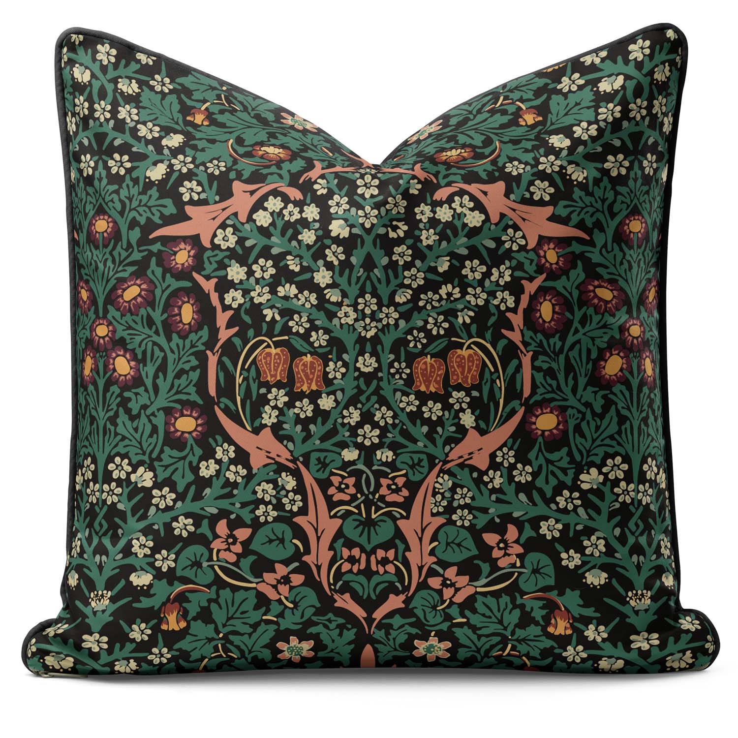 Blackthorn Green - William Morris Outdoor Cushion