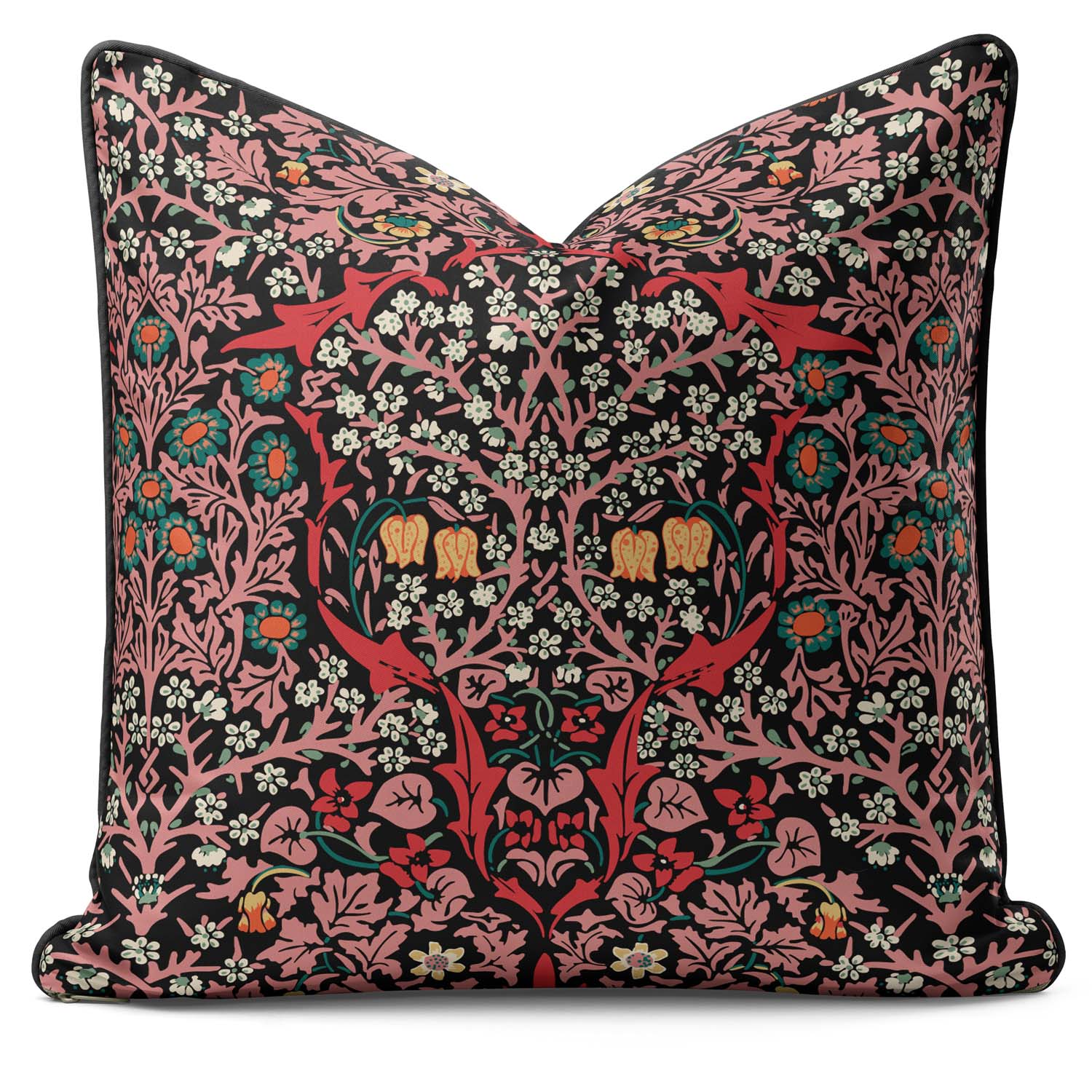 Blackthorn Rouge - William Morris Outdoor Cushion