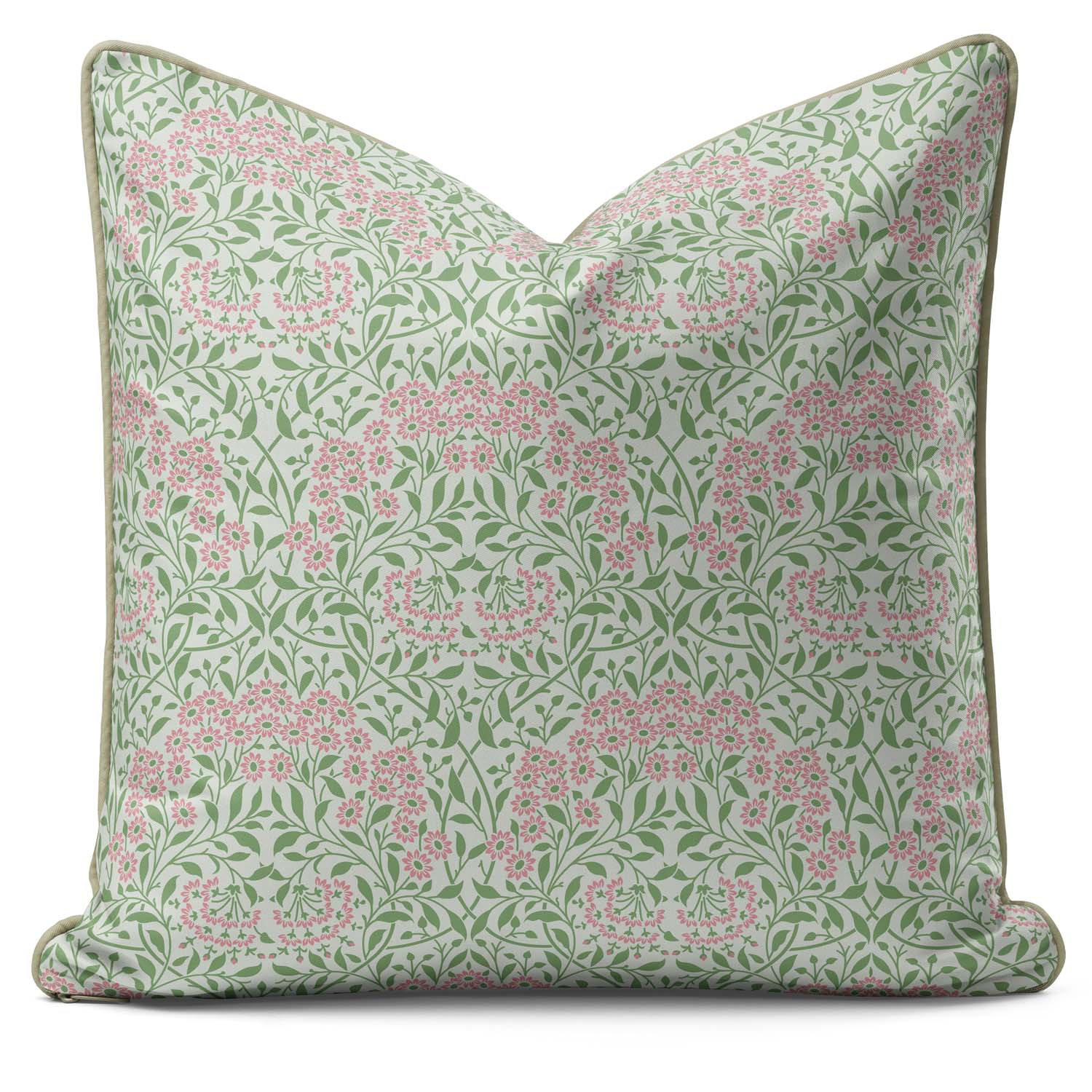 Michaelmas Daisy Pink - William Morris Cushion