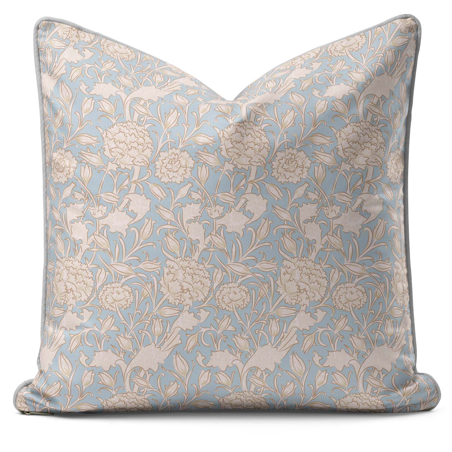 Tulip Cool Blue - William Morris Cushion