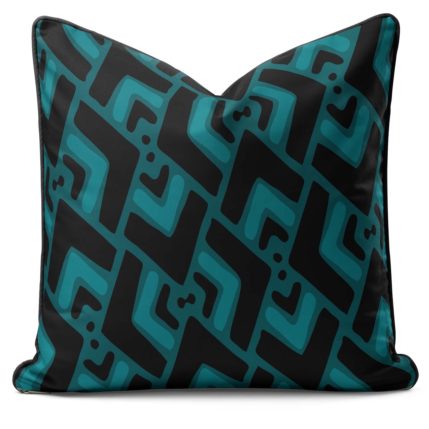 Arrow Blue - Abstract Outdoor Cushion