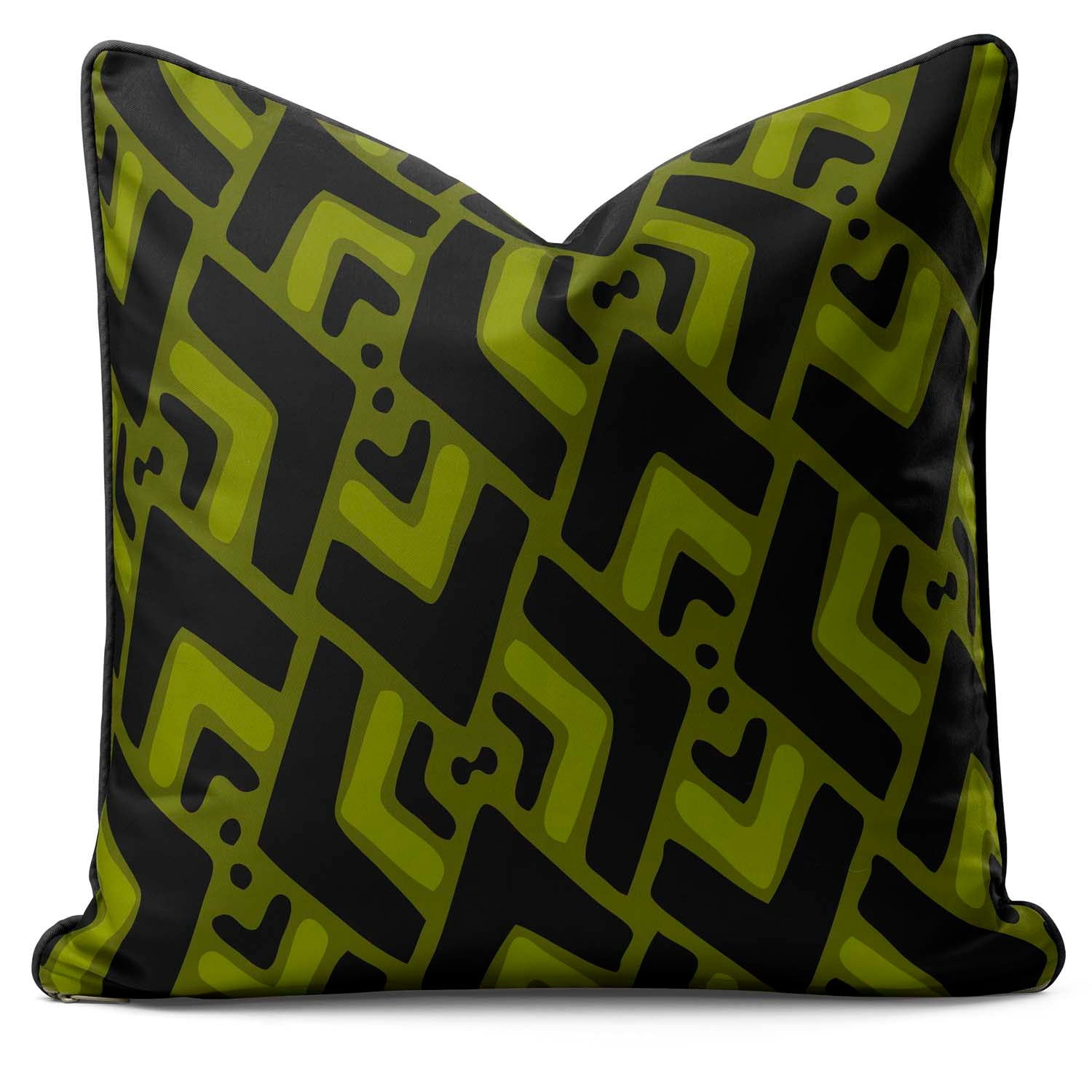 Arrow Green - Abstract Outdoor Cushion