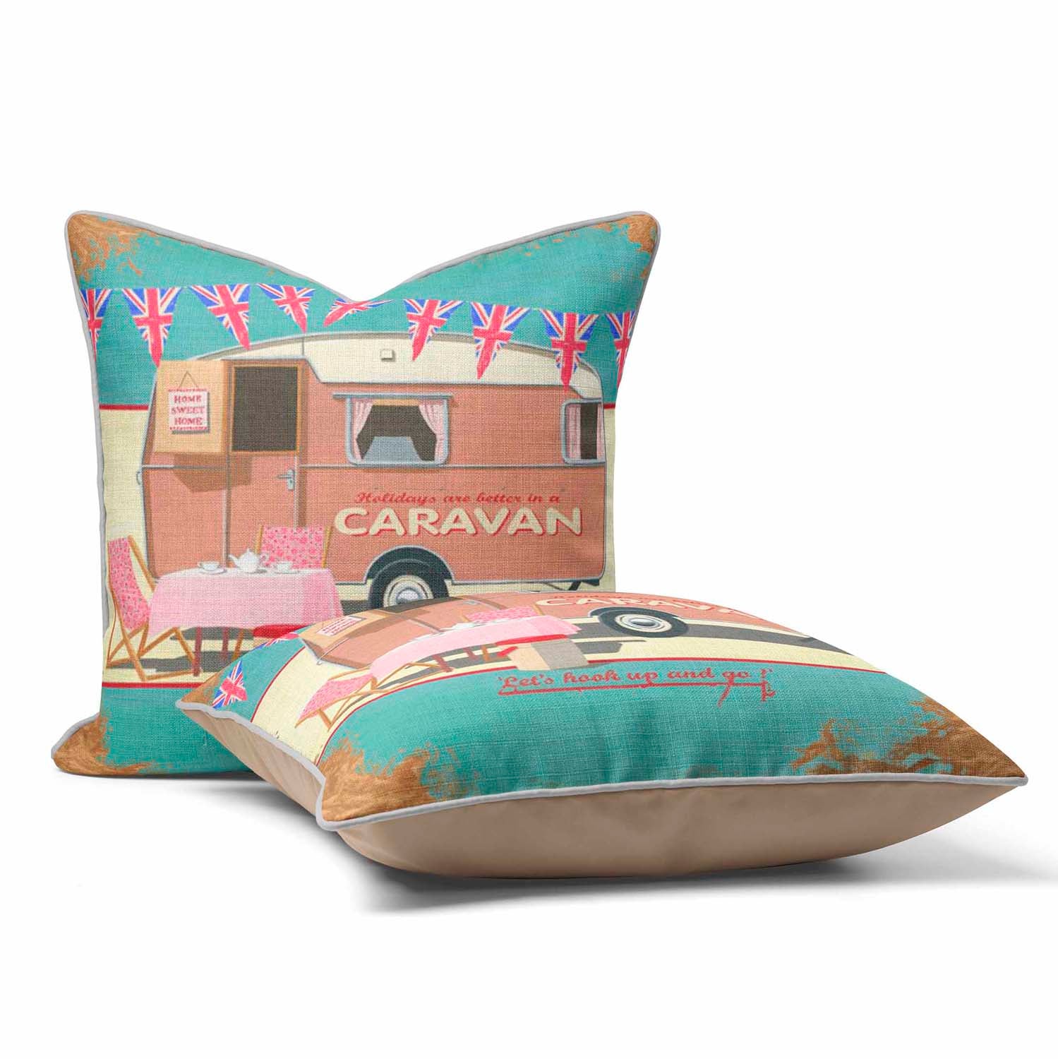 Better In A Caravan - Martin Wiscombe Cushion