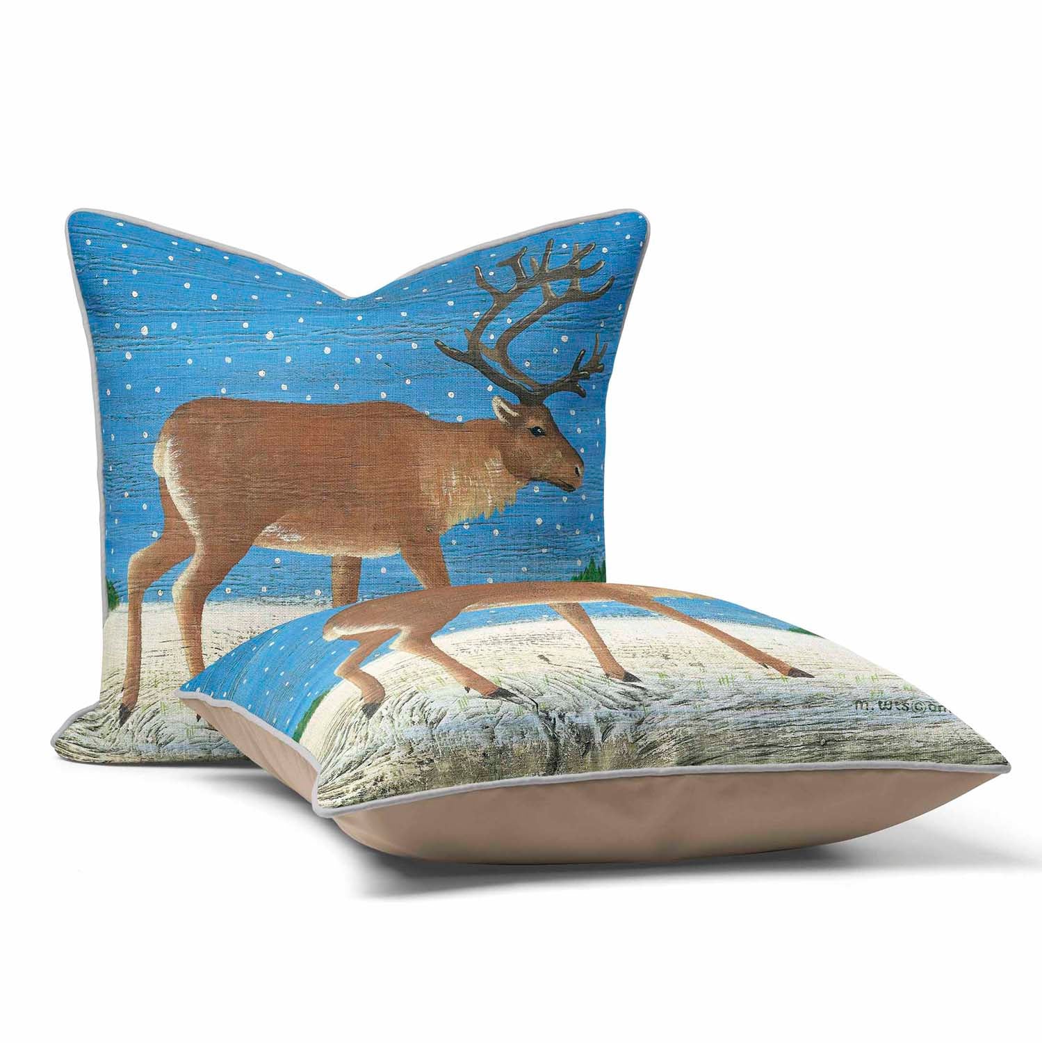 Christmas Reindeer - Martin Wiscombe Cushions