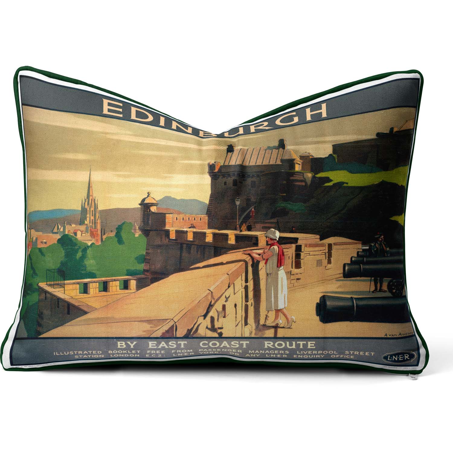 Edinburgh by the East Coast Route LNER 1923-1947 - National Railway Museum Cushion