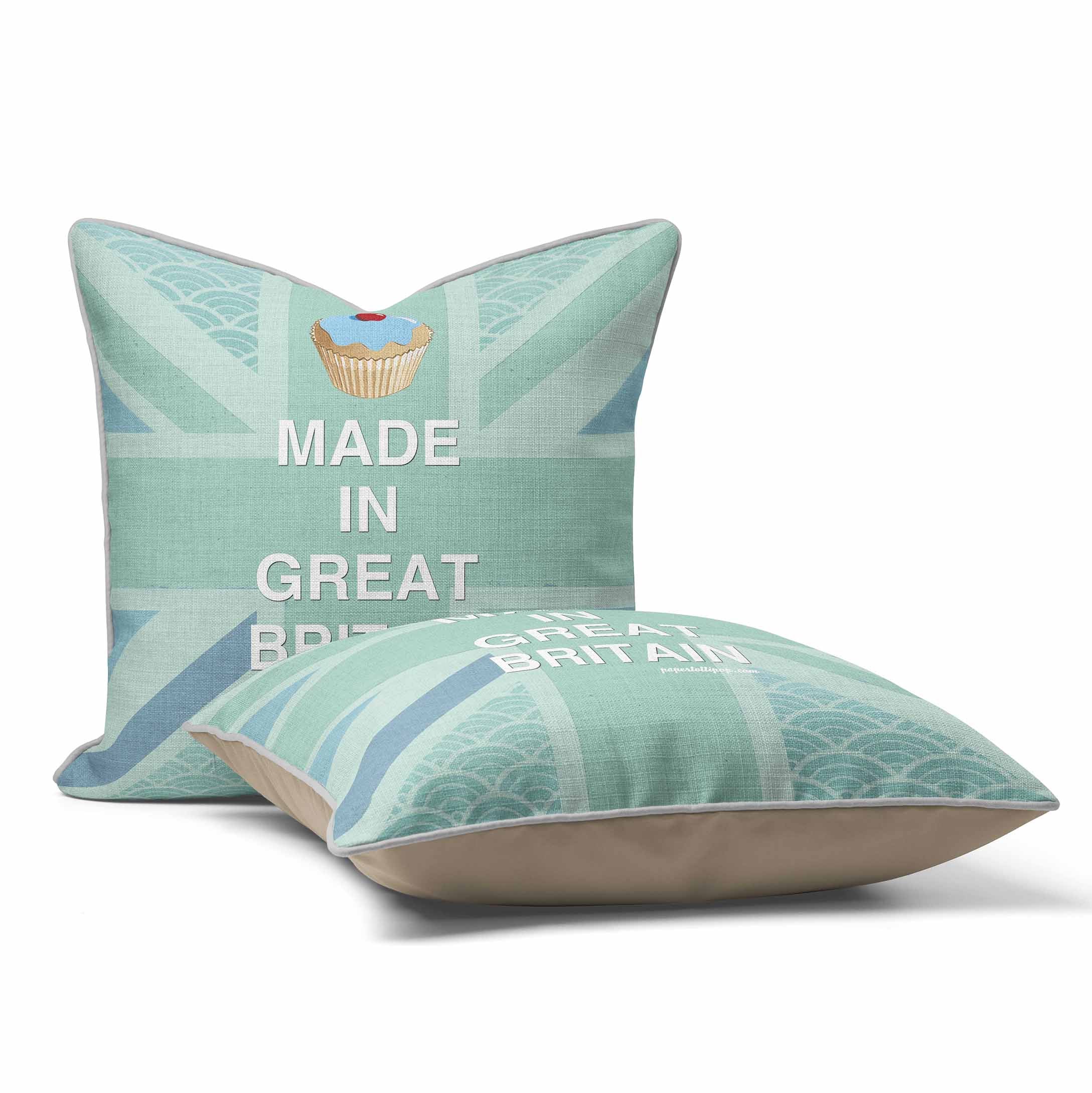 Made In GB Cakes! - Paperlollipop Cushion