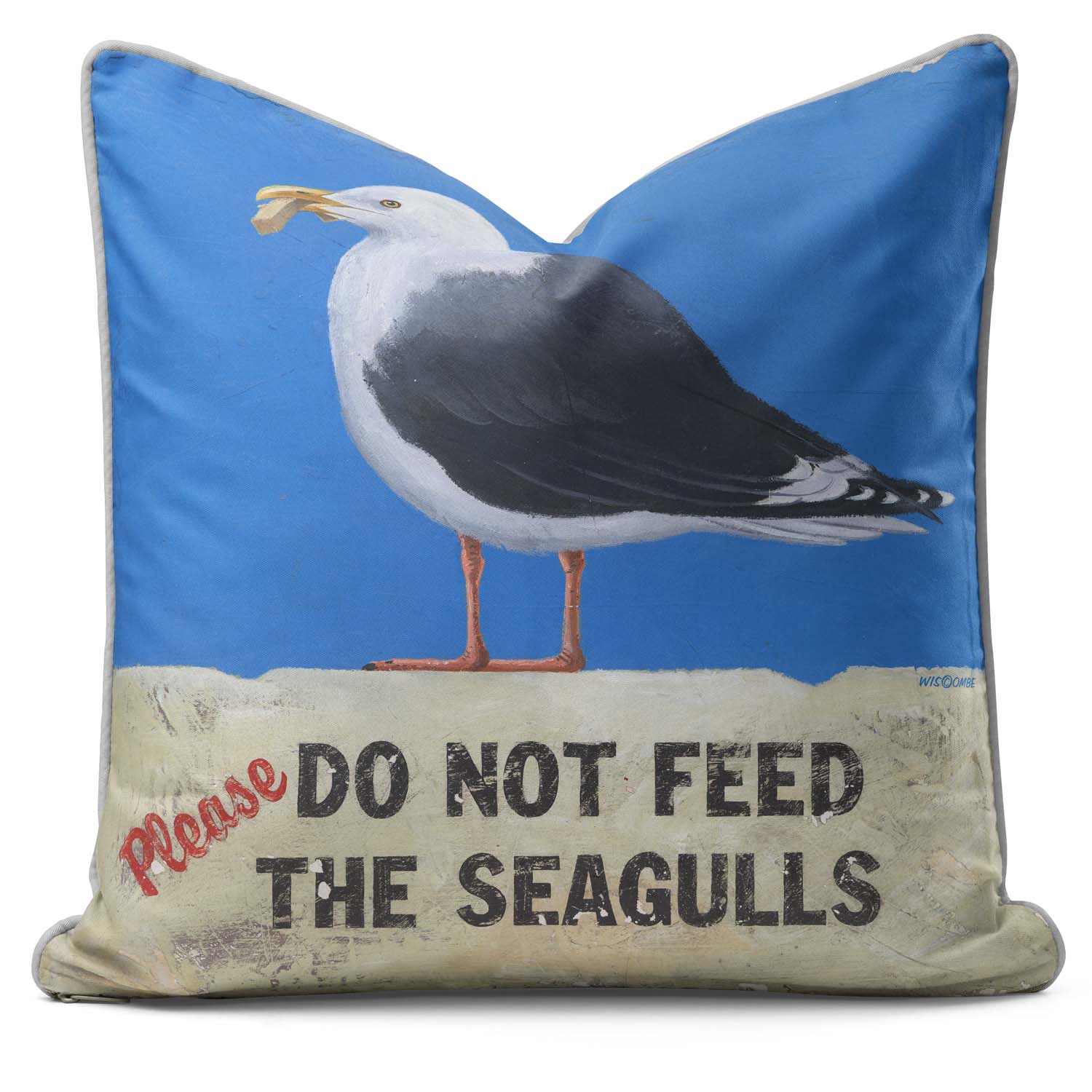 Dont Feed The Seagulls - Martin Wiscombe Cushion