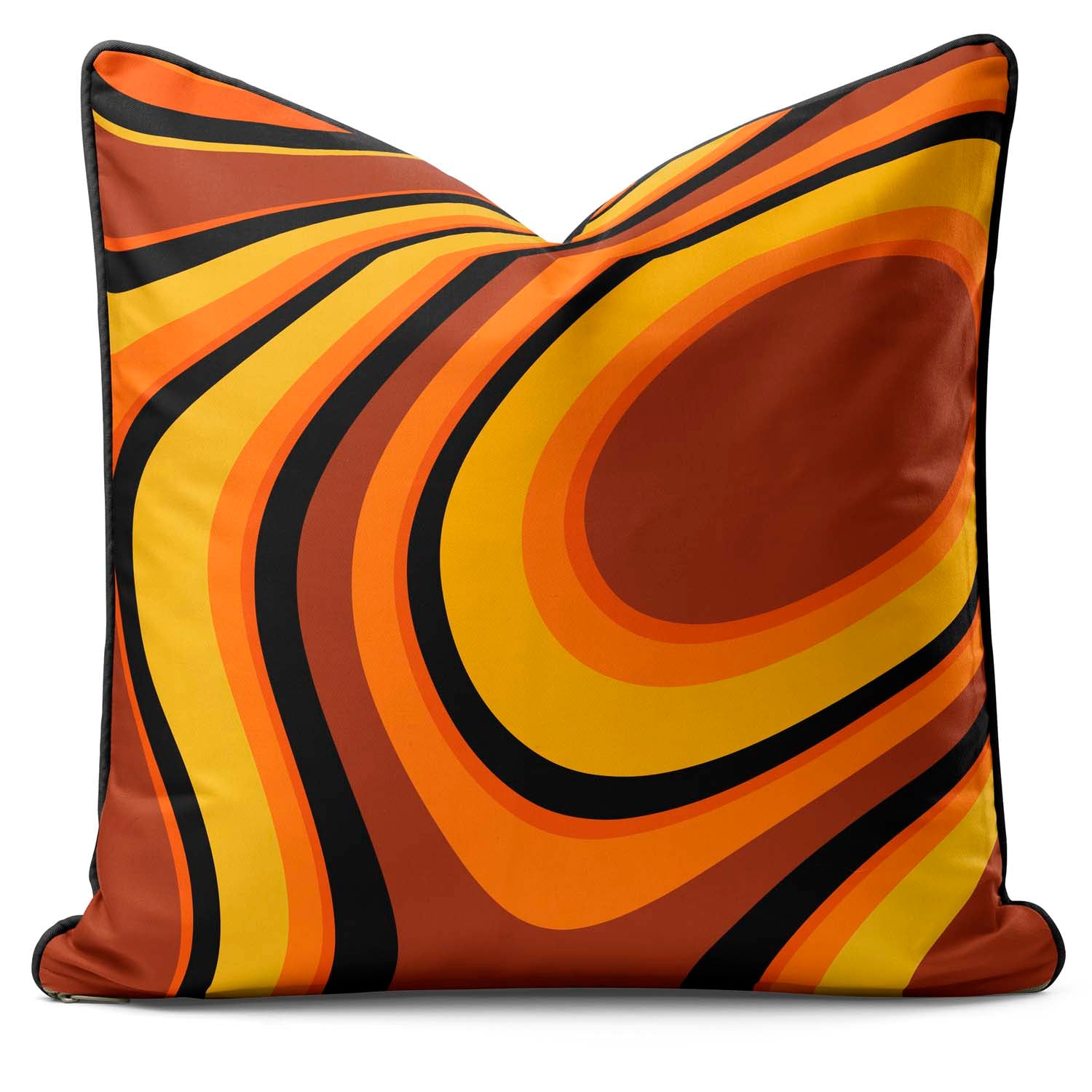 Orange Lust - Abstract Outdoor Cushion