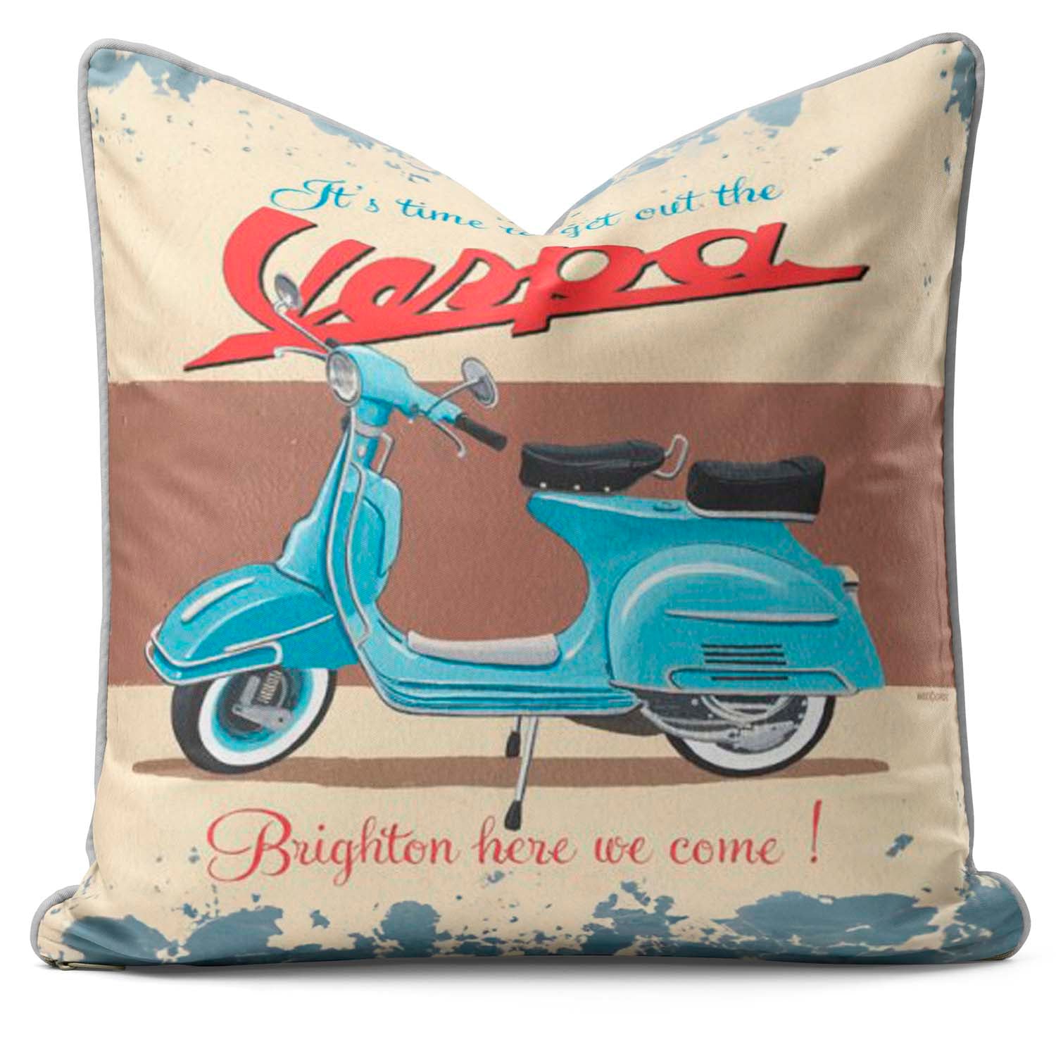 Vespa Brighton - Martin Wiscombe Cushion