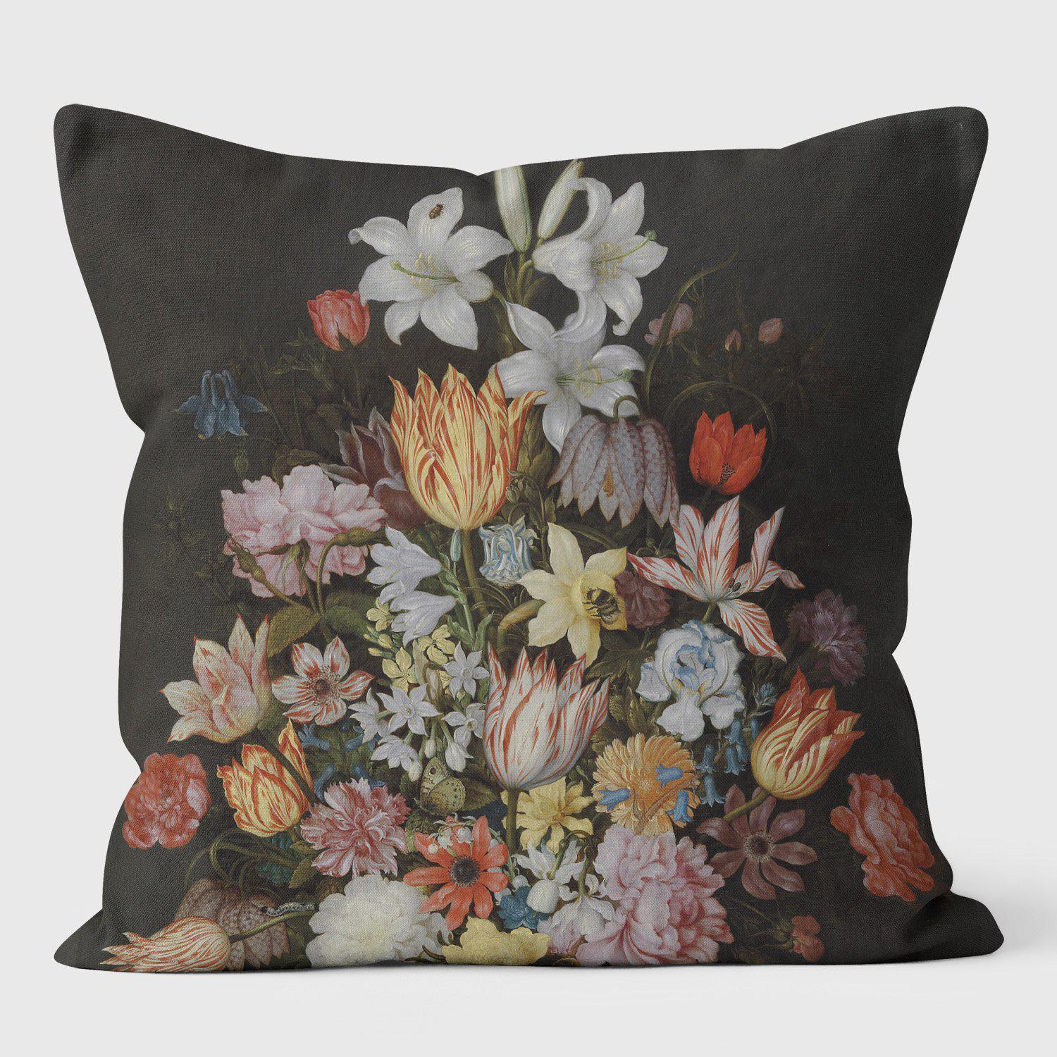 A Still Life of Flowers Bosschaert National Gallery Cushion Handmade Cushions UK - WeLoveCushions