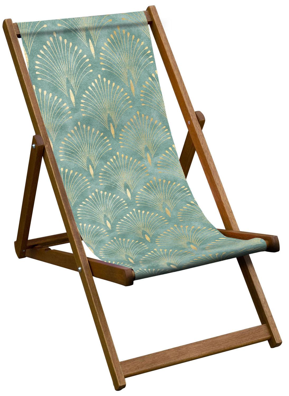 Shell Aqua II - Art Deco Deckchair