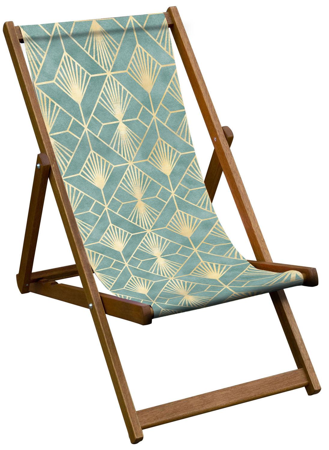 Shell Aqua III - Art Deco Deckchair