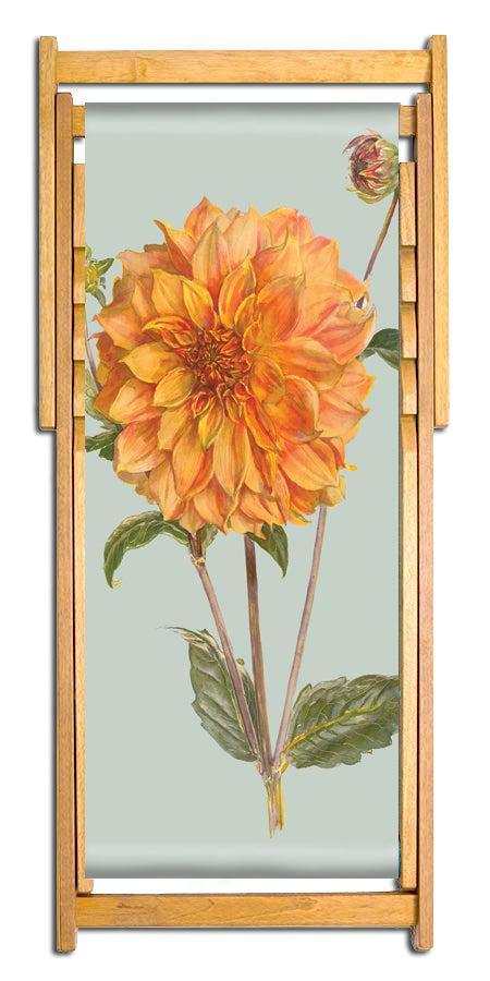 Florence M Davies - Alfred Wise Botanical Art Print Wooden Deckchair