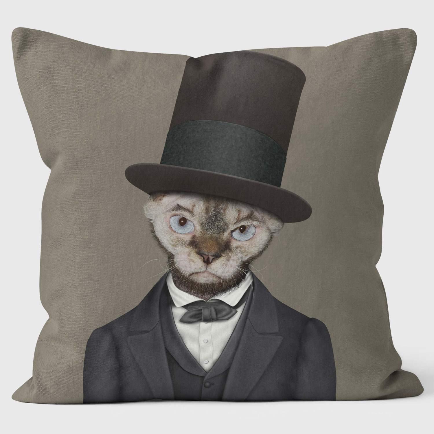 Abraham Lincoln - Pets Rock Cushion - Handmade Cushions UK - WeLoveCushions