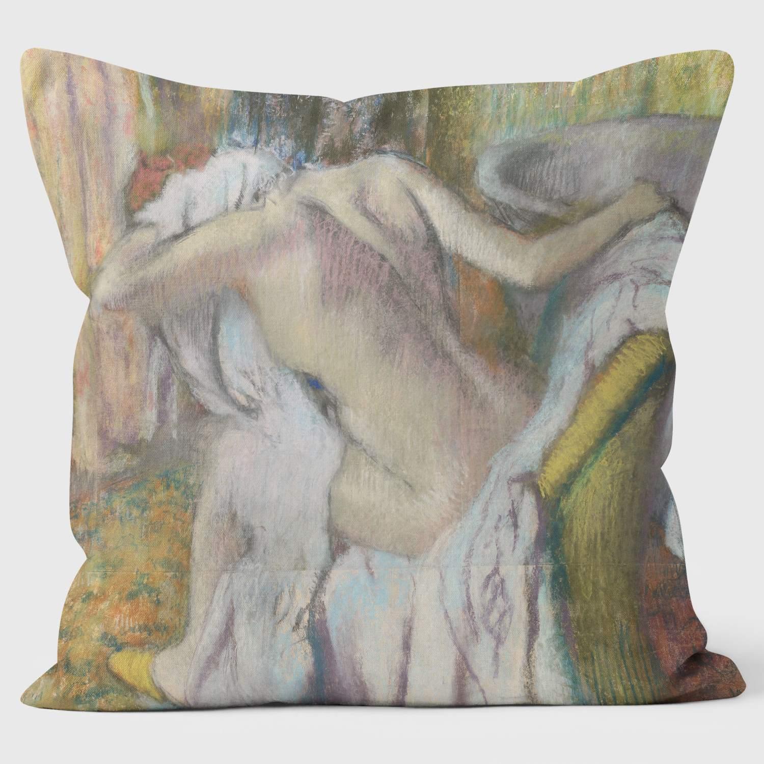Edgar Degas - After the Bath - National Gallery Cushion - Handmade Cushions UK - WeLoveCushions