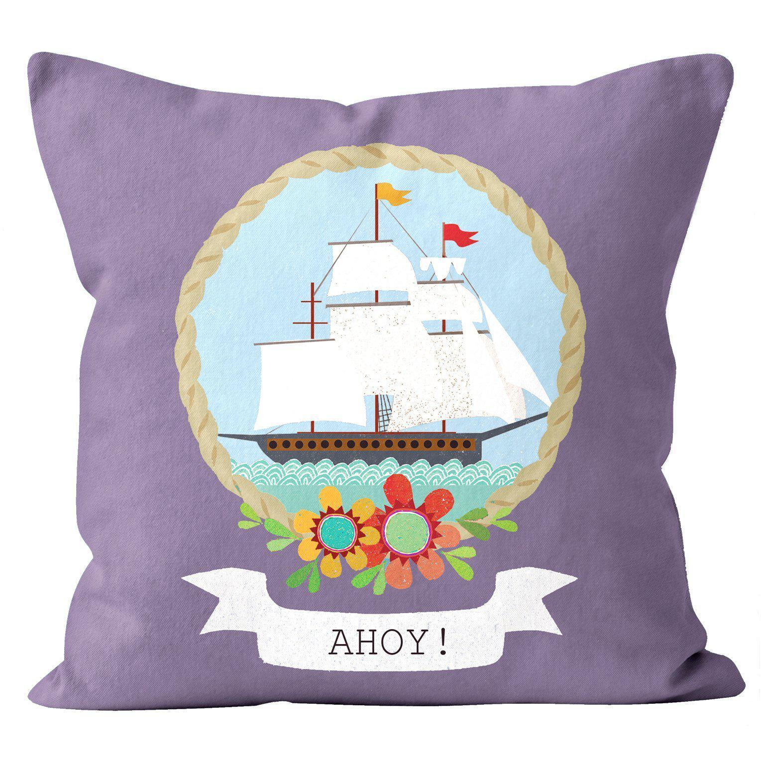Ahoy - Kali Stileman Cushion - Handmade Cushions UK - WeLoveCushions