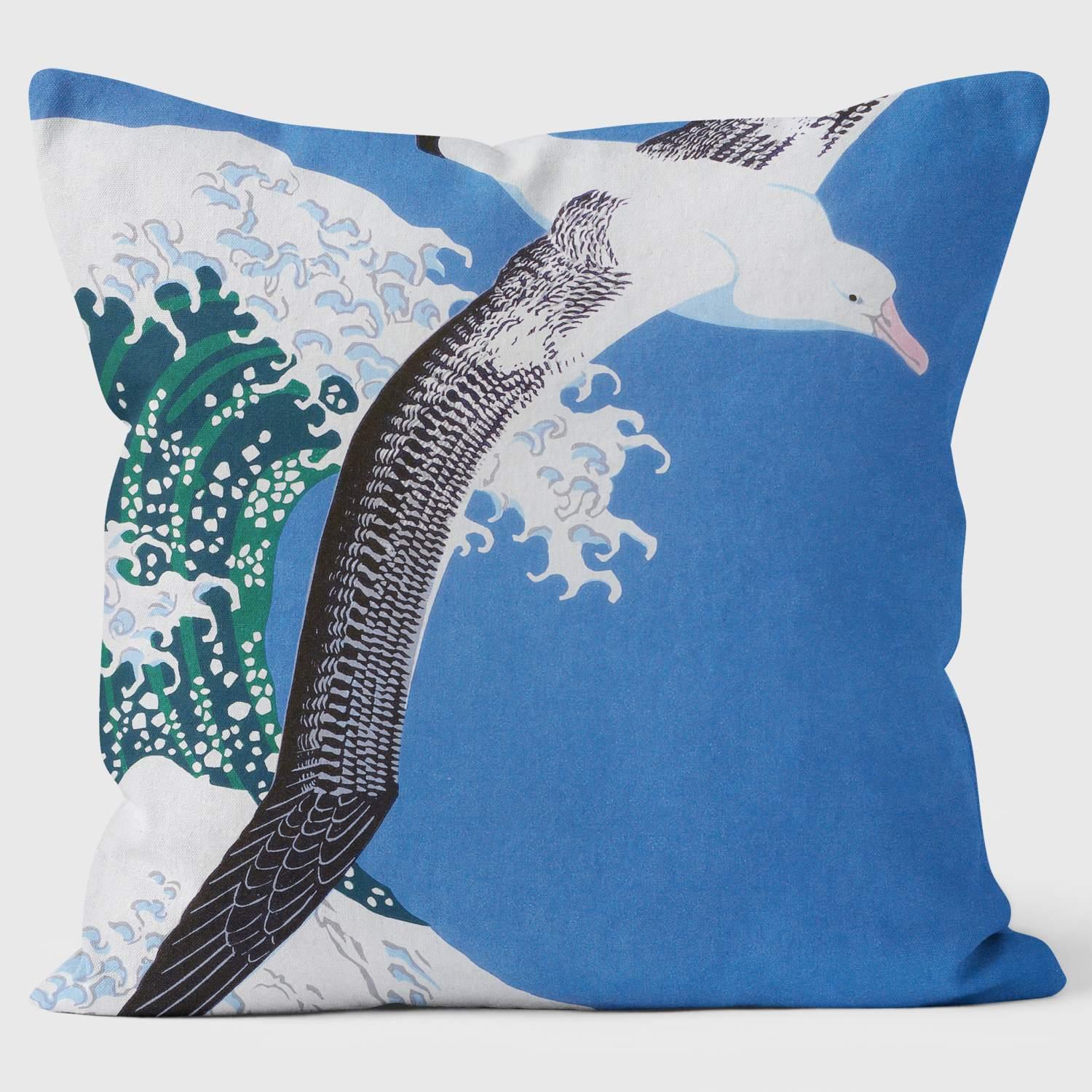 Albatross - Robert Gillmor Cushion - Handmade Cushions UK - WeLoveCushions