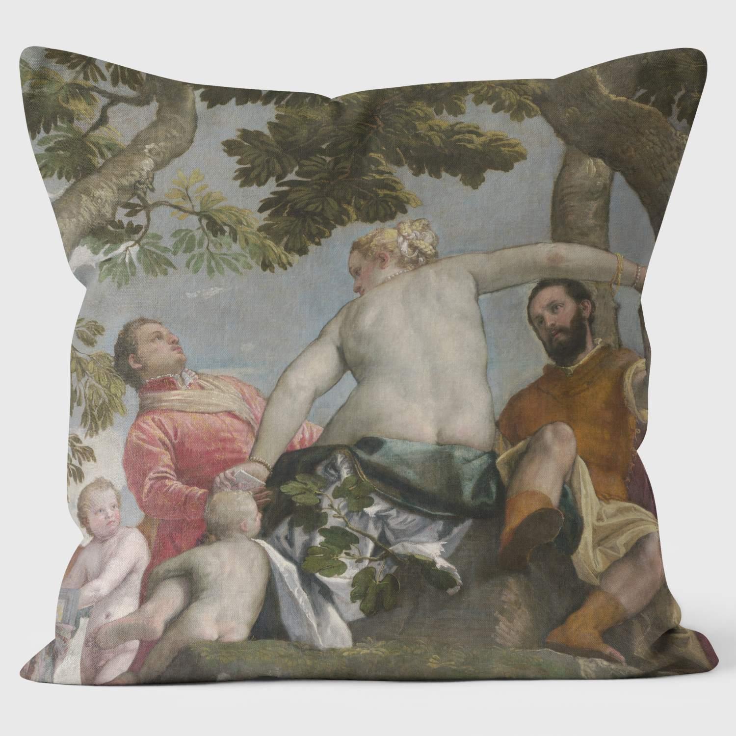 Allegory of Love, IV ('Unfaithfulness') - Paolo Veronese - National Gallery Cushion - Handmade Cushions UK - WeLoveCushions