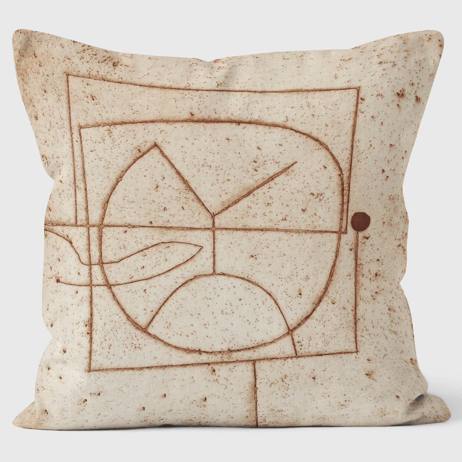 Word And Image Am I The Object Which I See. -TATE - Victor Pasmore Cushion - Handmade Cushions UK - WeLoveCushions