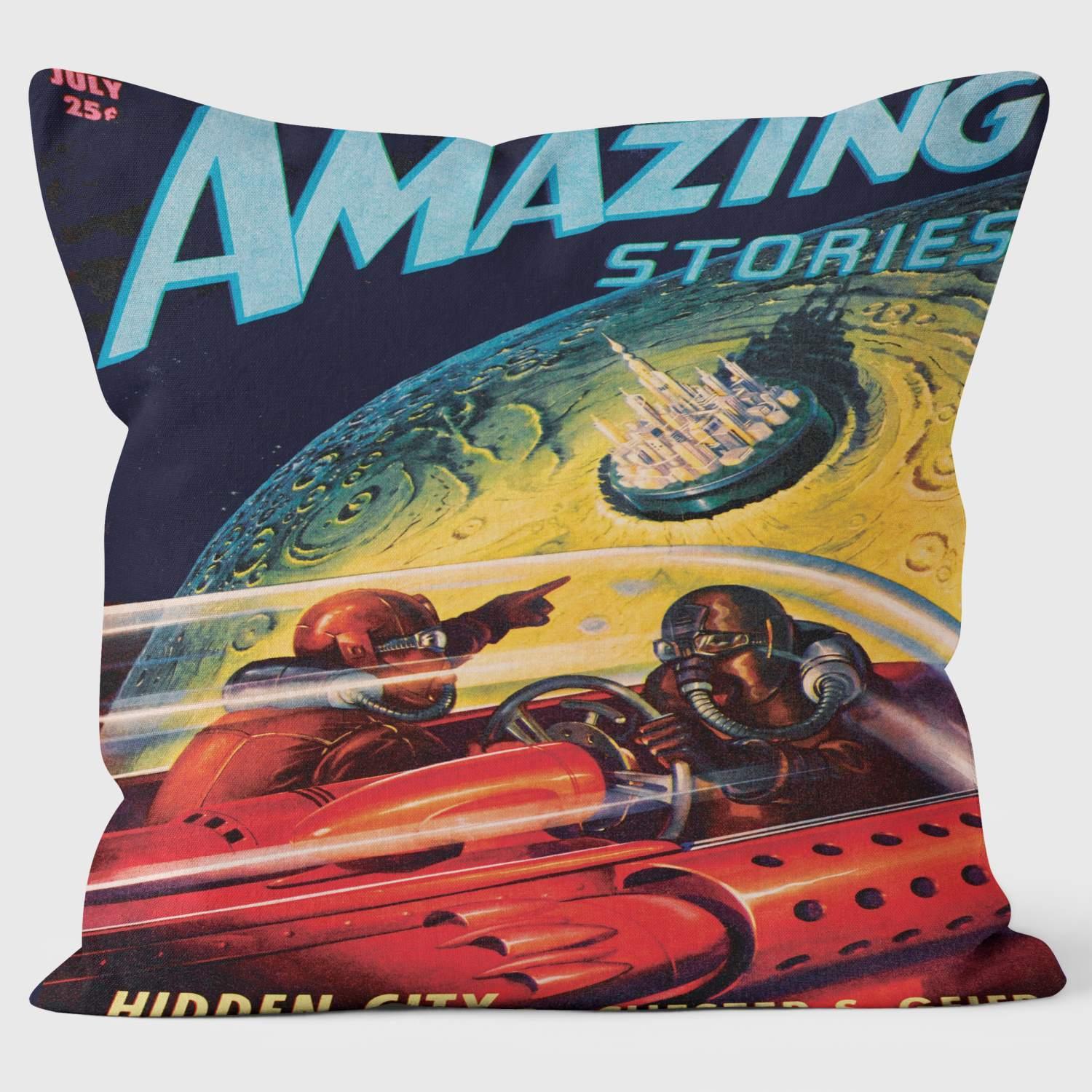 Amazing - Hidden City - Pulp Fiction Cushion - Handmade Cushions UK - WeLoveCushions