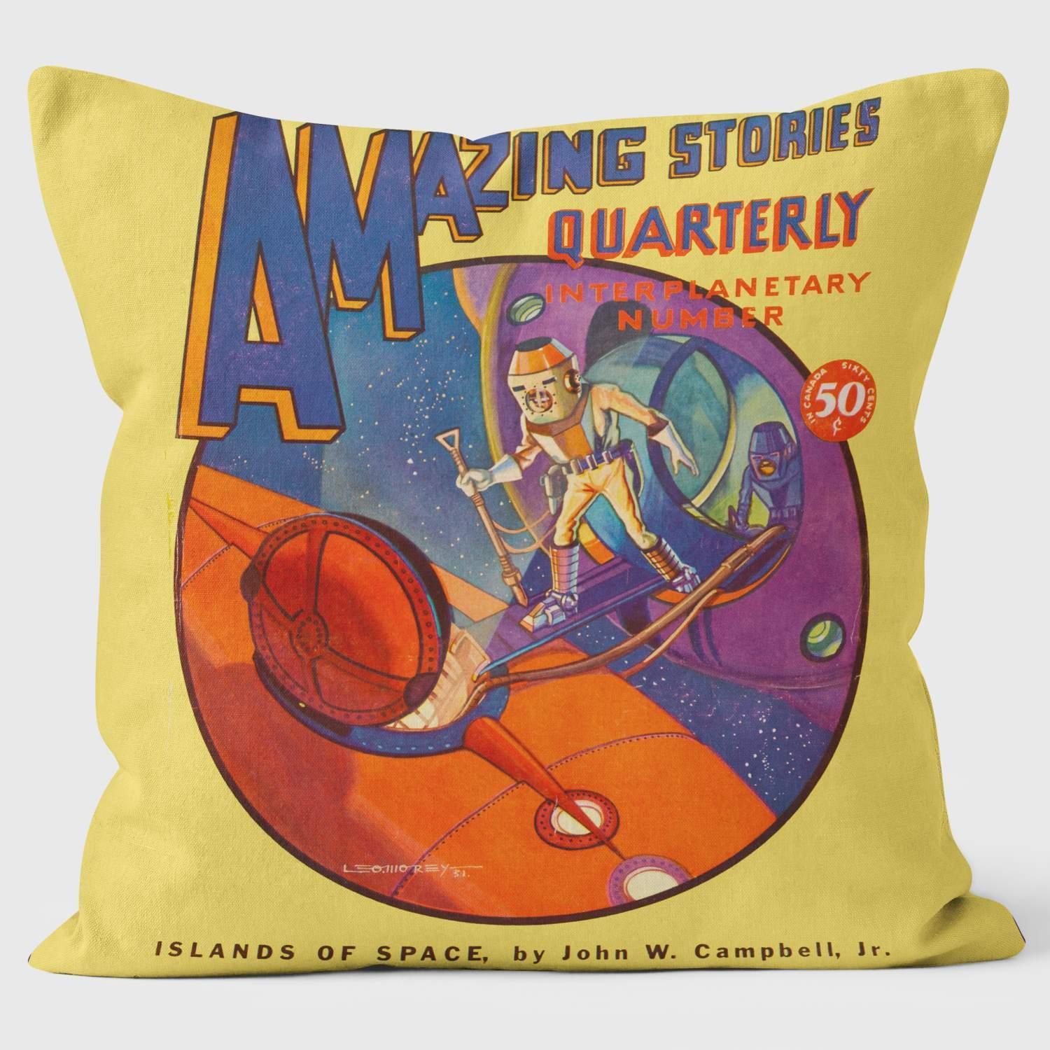 Amazing - Interplanetary Number - Pulp Fiction Cushion - Handmade Cushions UK - WeLoveCushions