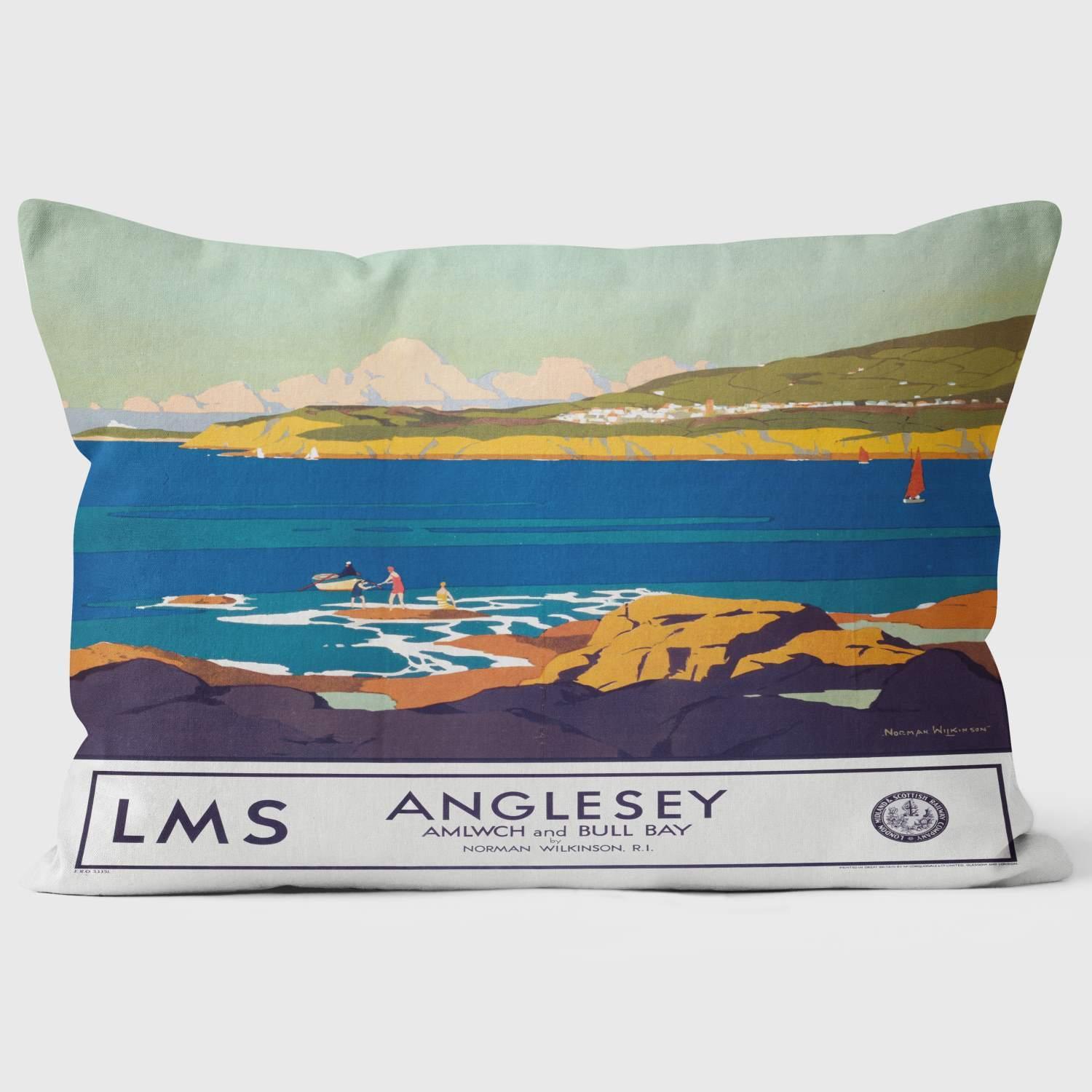 Anglesey LMS 1923-1947 - National Railway Museum Cushion - Handmade Cushions UK - WeLoveCushions