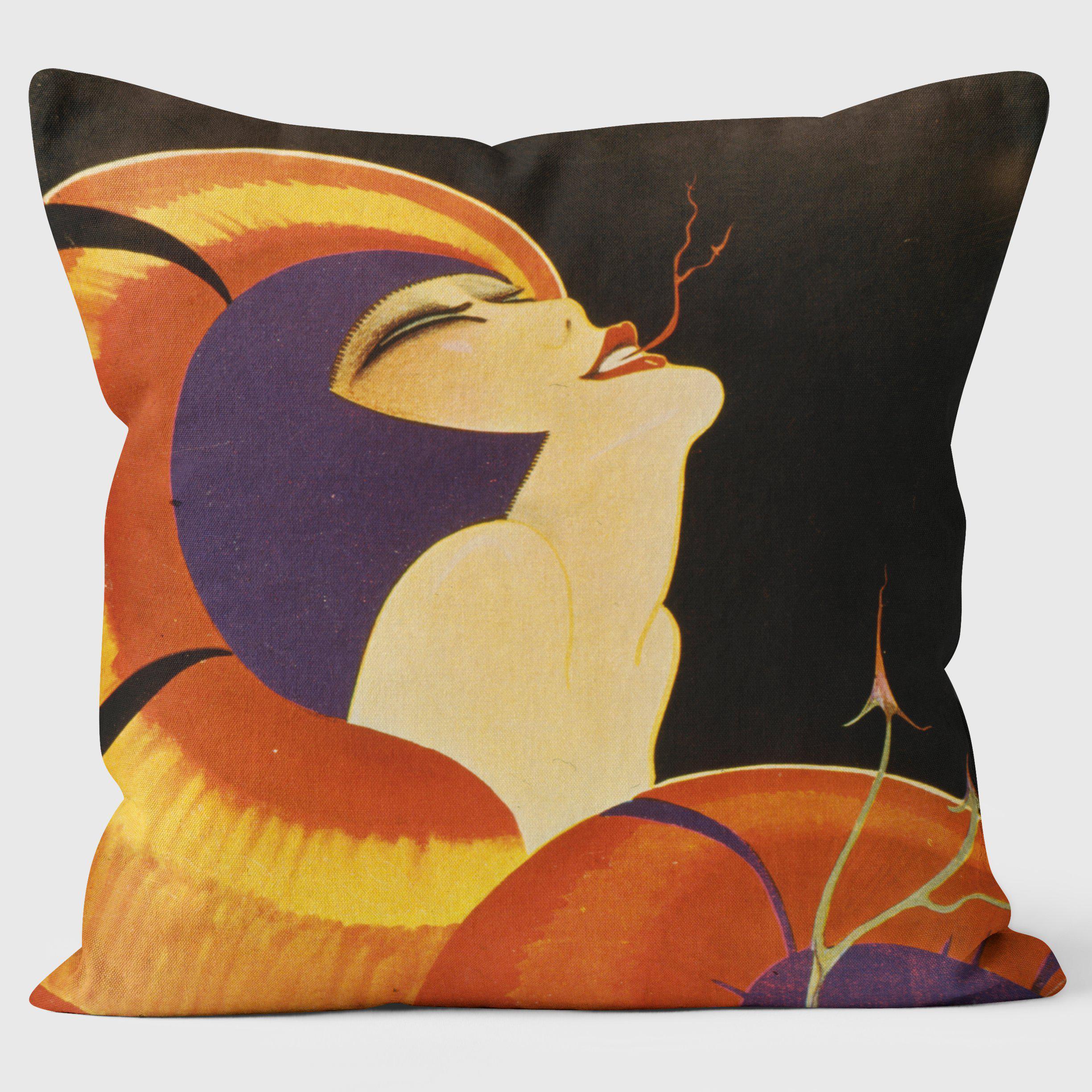Antidote to Venom - Art Deco Cushion - Handmade Cushions UK - WeLoveCushions