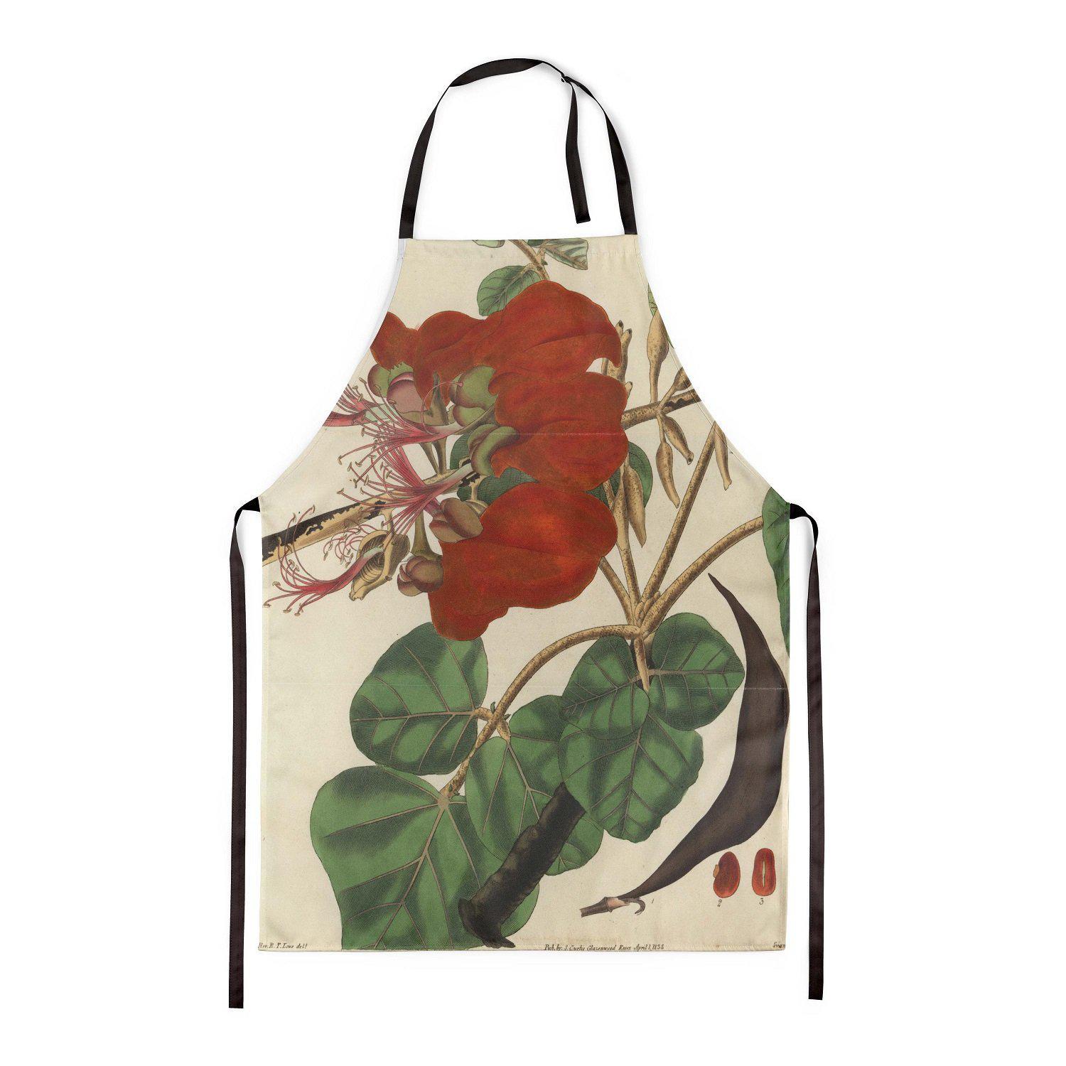 Velvety Erythrina - Handmade Botanical Apron