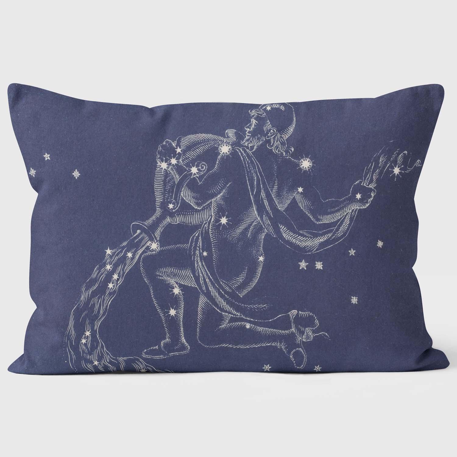 Aquarius Zodiac Sign - "Starry - Starry Night" Cushion - Handmade Cushions UK - WeLoveCushions