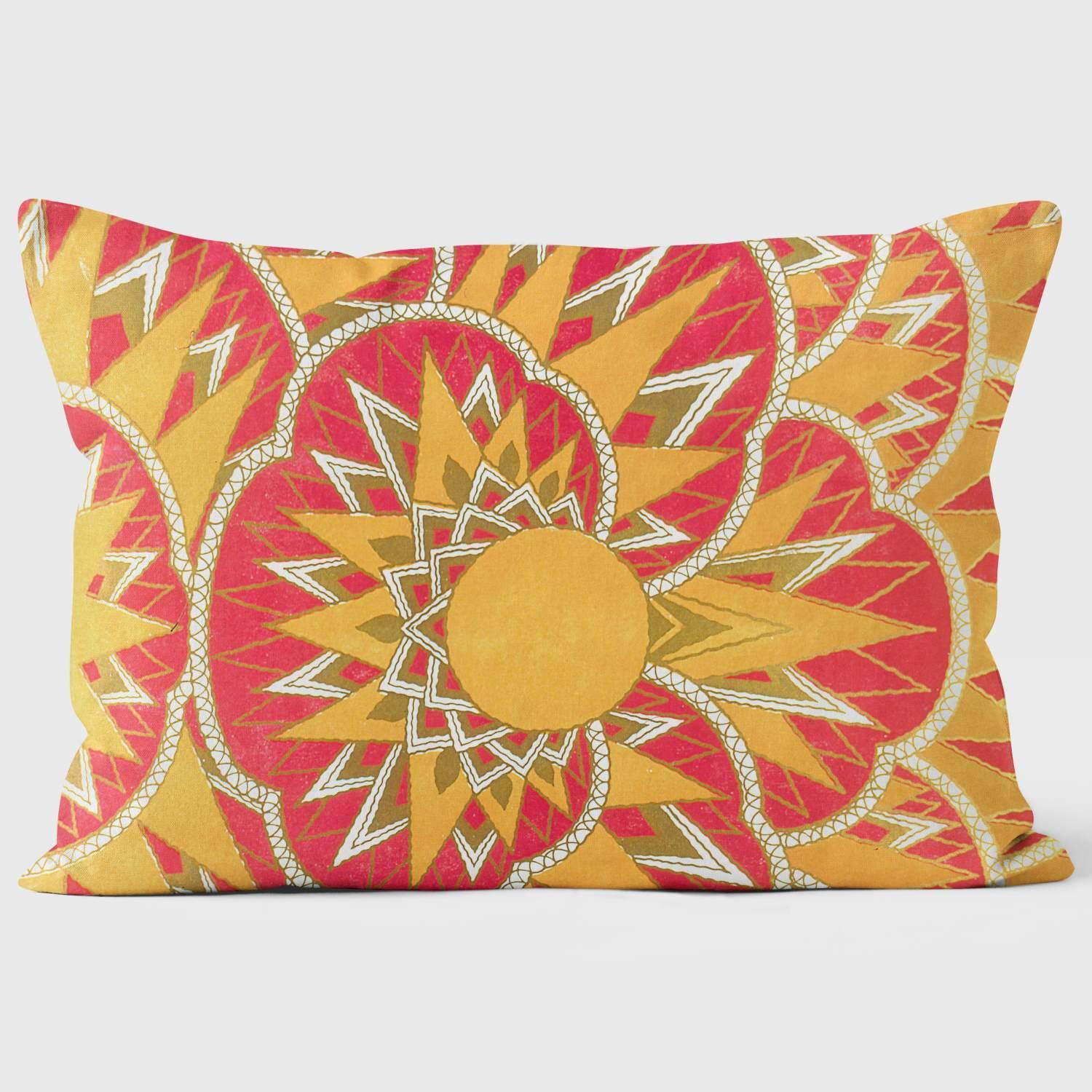 Art Deco Floral Explosion - Art Deco Cushion - Handmade Cushions UK - WeLoveCushions