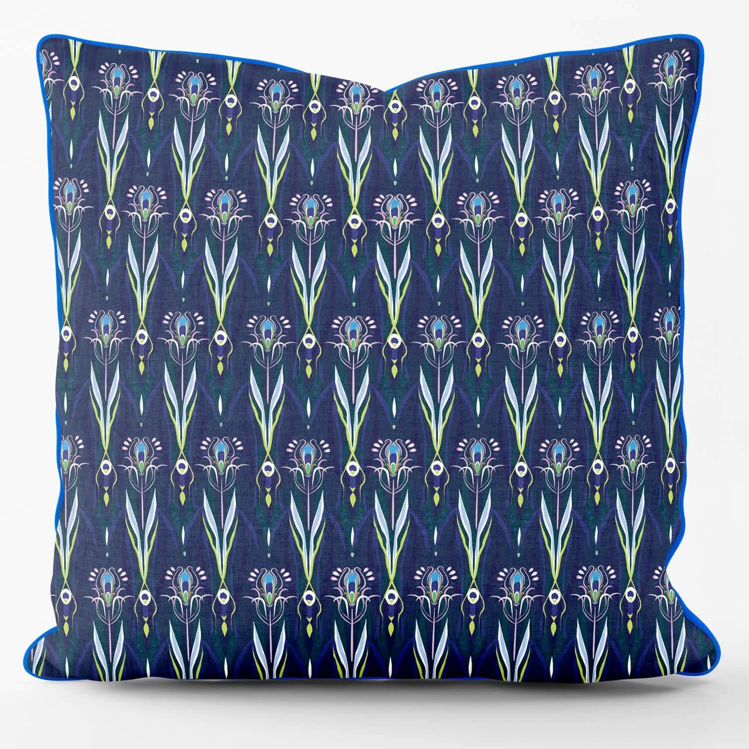 Art Deco Flower - House Of Turnowsky Cushion - Handmade Cushions UK - WeLoveCushions
