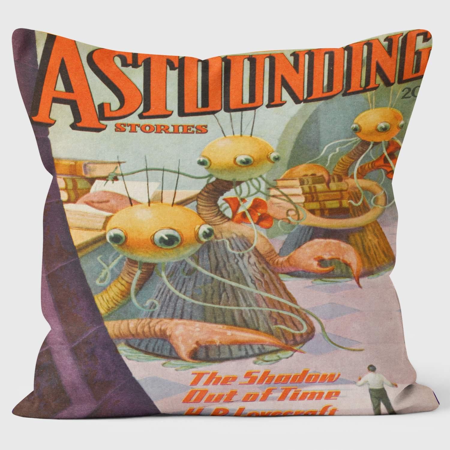 Astounding - Shadow Out of Time - Pulp Fiction Cushion - Handmade Cushions UK - WeLoveCushions