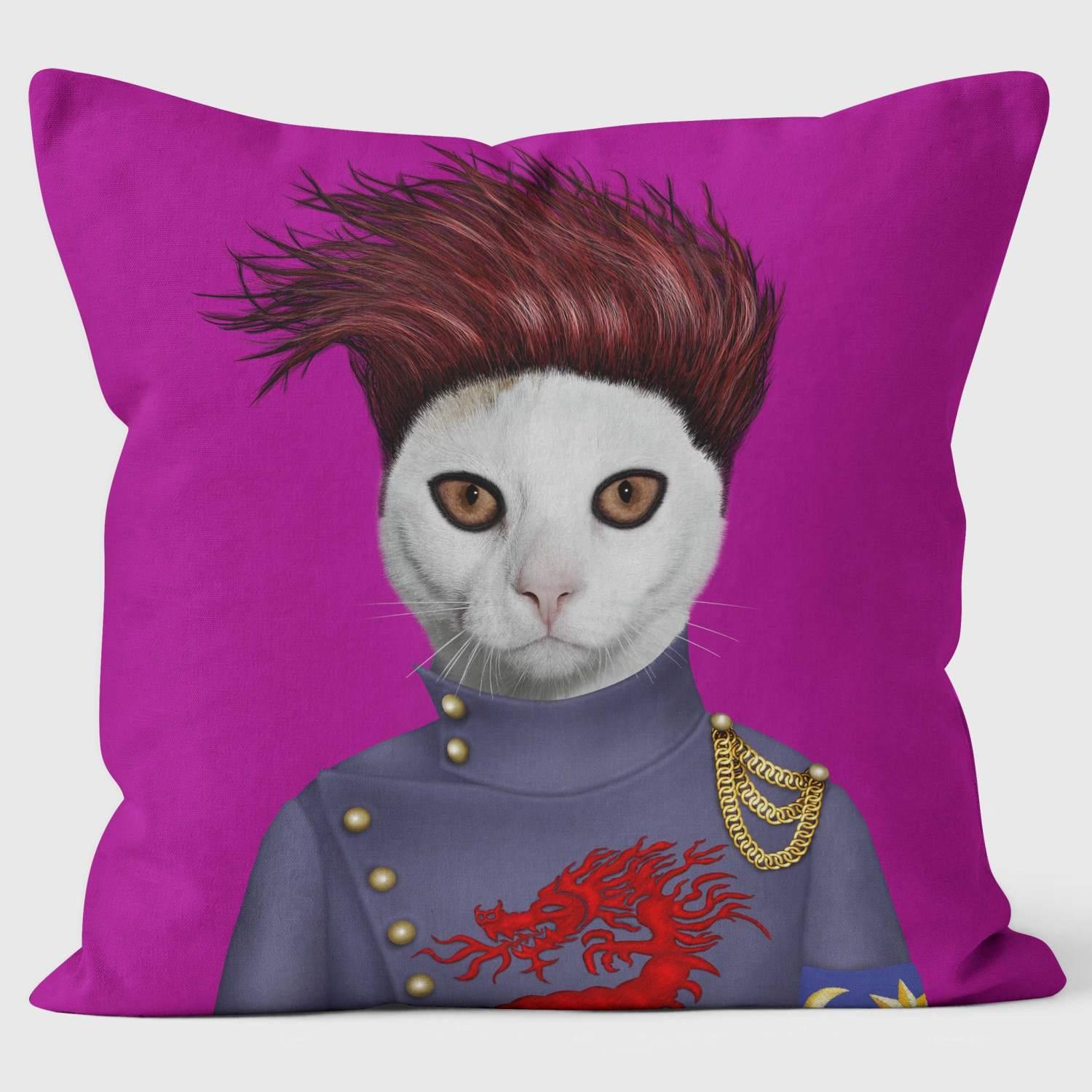 B-cat - Pets Rock Cushion - Handmade Cushions UK - WeLoveCushions