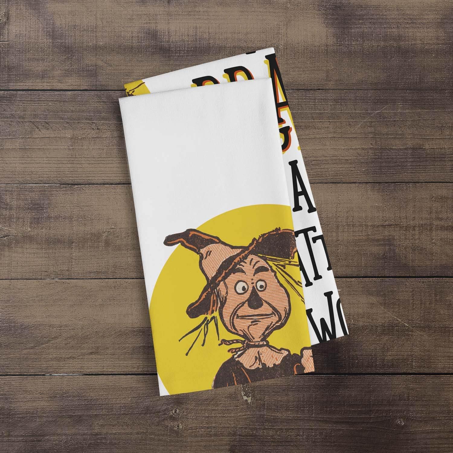 Scarecrow Paper - The Wizard of Oz Tea Towel