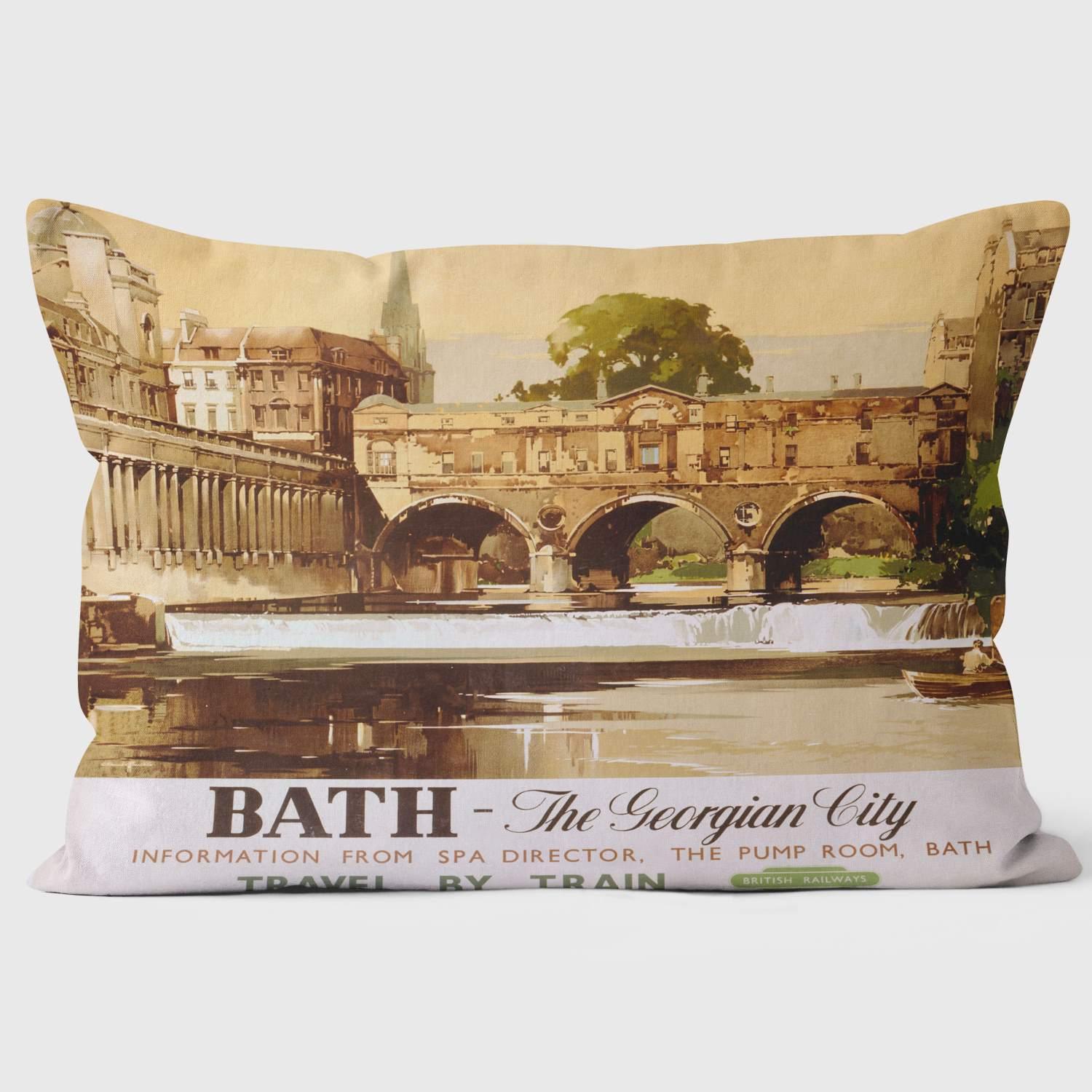 Bath - Georgian City - National Railway Museum Cushion - Handmade Cushions UK - WeLoveCushions